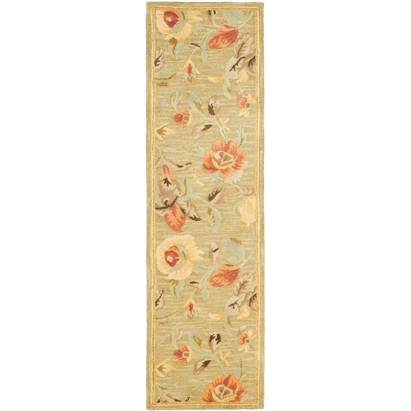 SAFAVIEH Handmade Blossom Donus Modern Floral Wool Rug