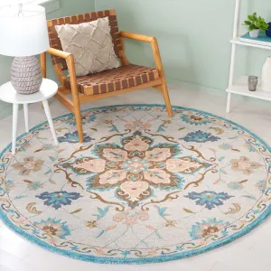 SAFAVIEH Handmade Blossom Tjakea French Country Wool Rug