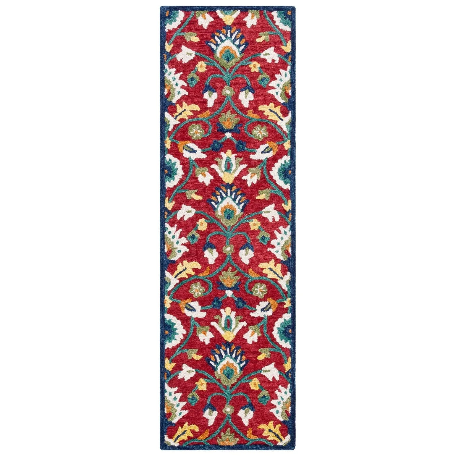 SAFAVIEH Handmade Blossom Violanta Floral Wool Rug