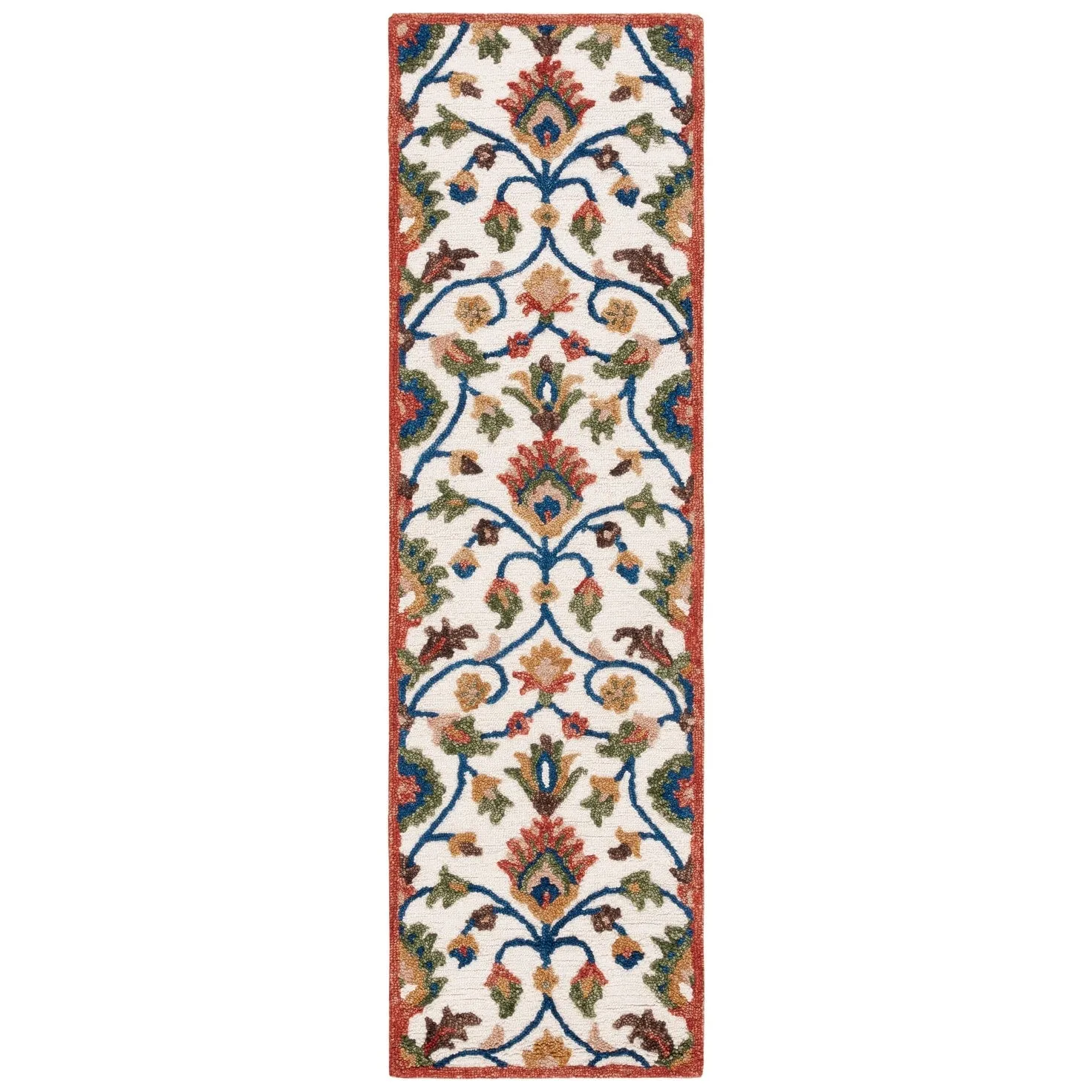 SAFAVIEH Handmade Blossom Violanta Floral Wool Rug