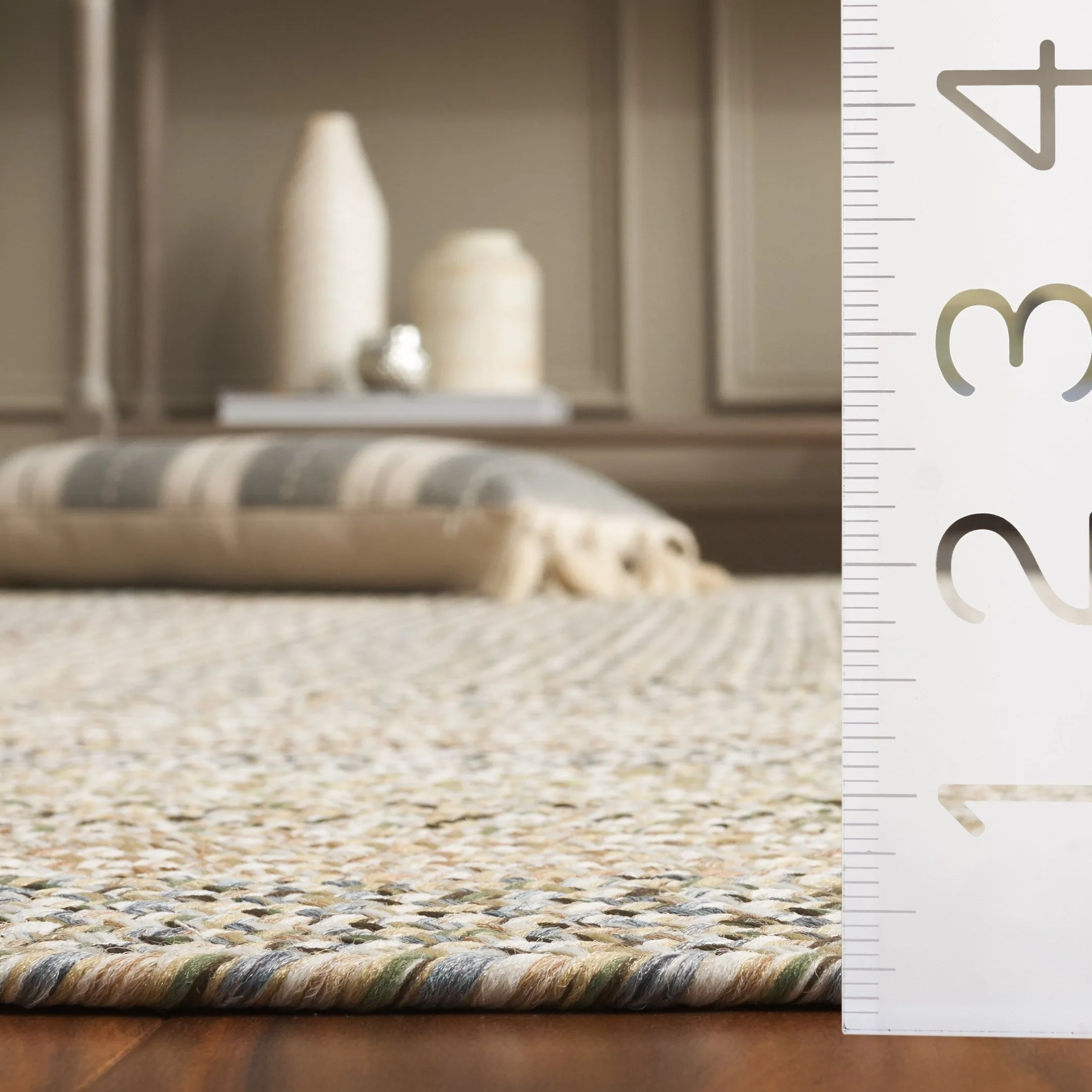 SAFAVIEH Handmade Braided Hrodny Machine Washable Country Rug