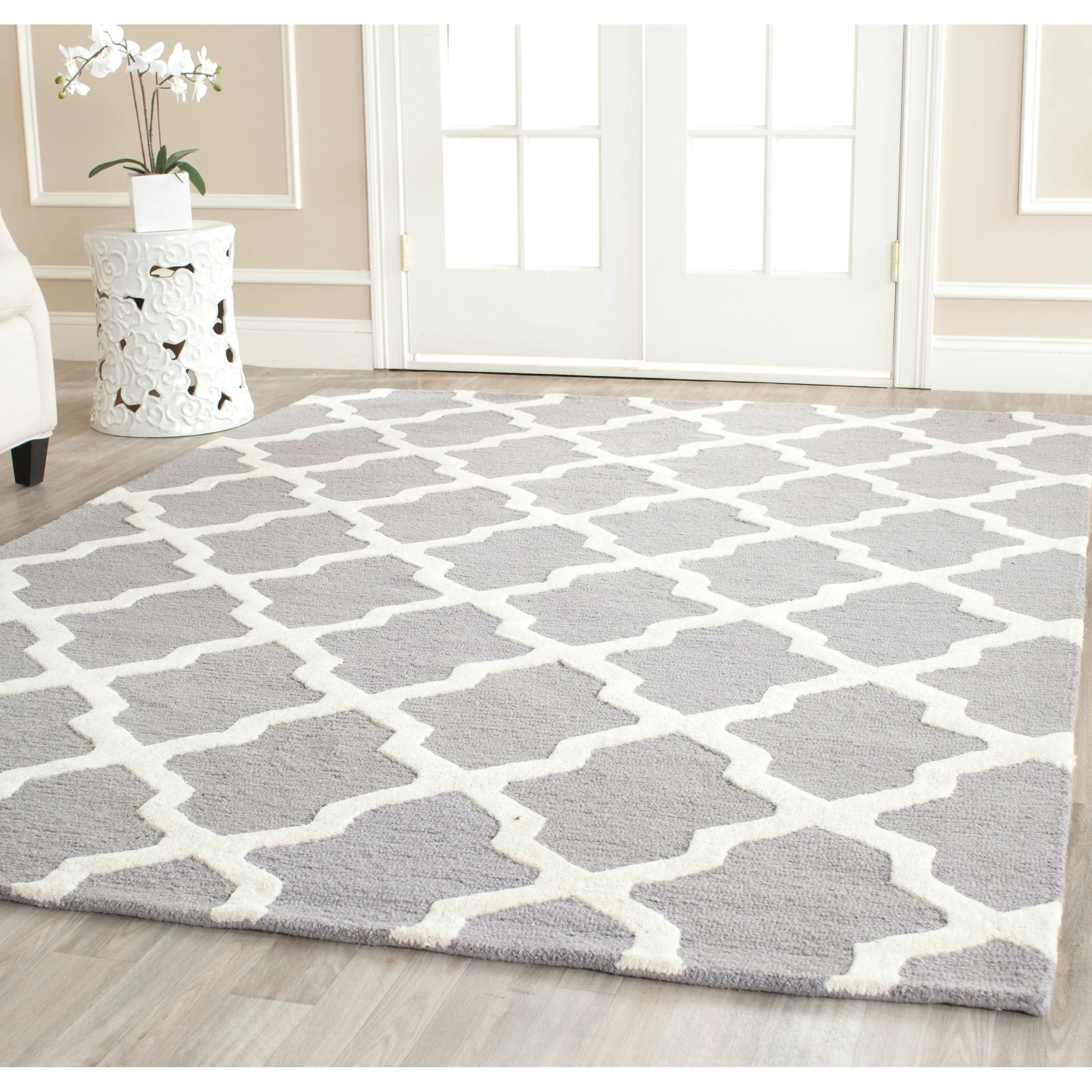SAFAVIEH Handmade Cambridge Eirny Moroccan Trellis Wool Rug