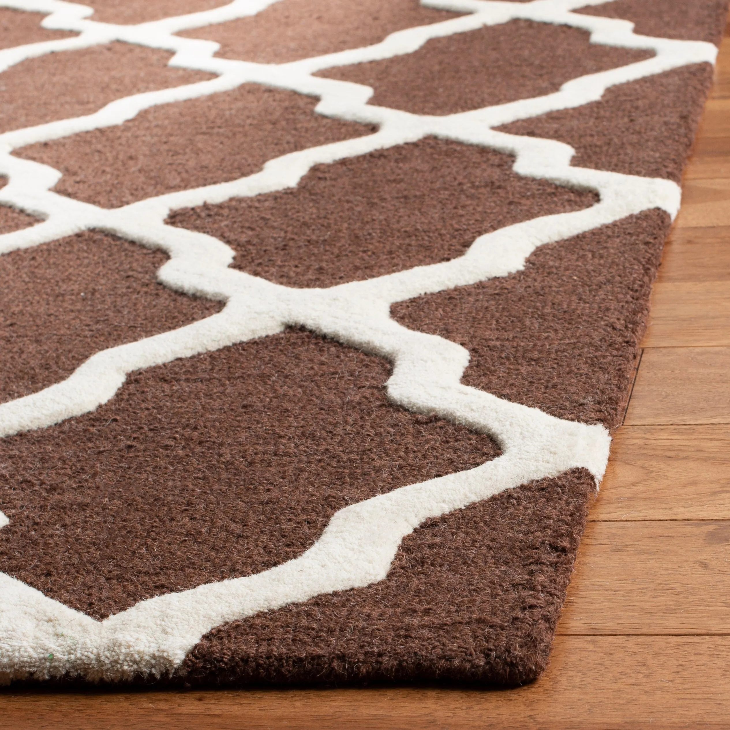 SAFAVIEH Handmade Cambridge Eirny Moroccan Trellis Wool Rug