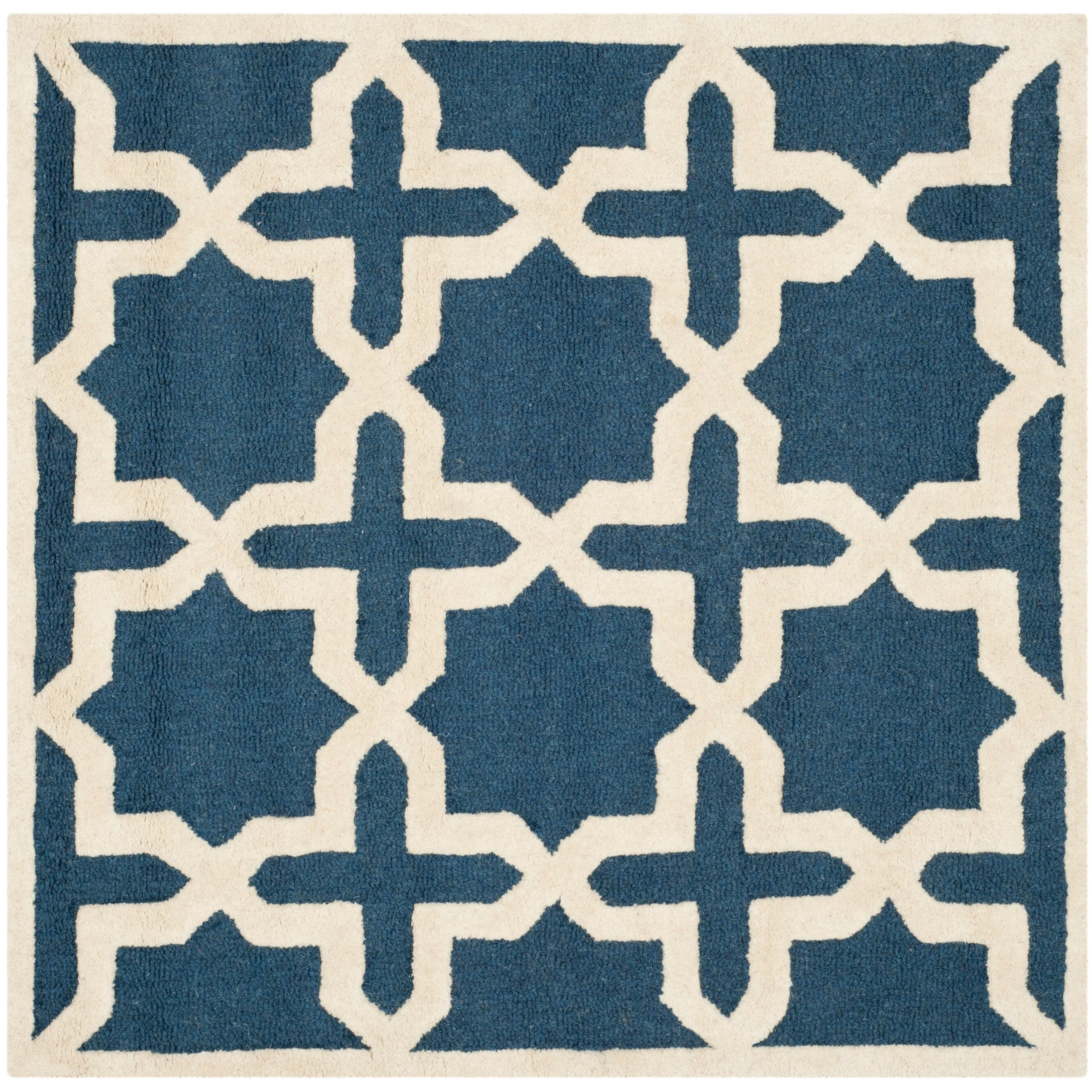 SAFAVIEH Handmade Cambridge Remedios Geometric Wool Rug