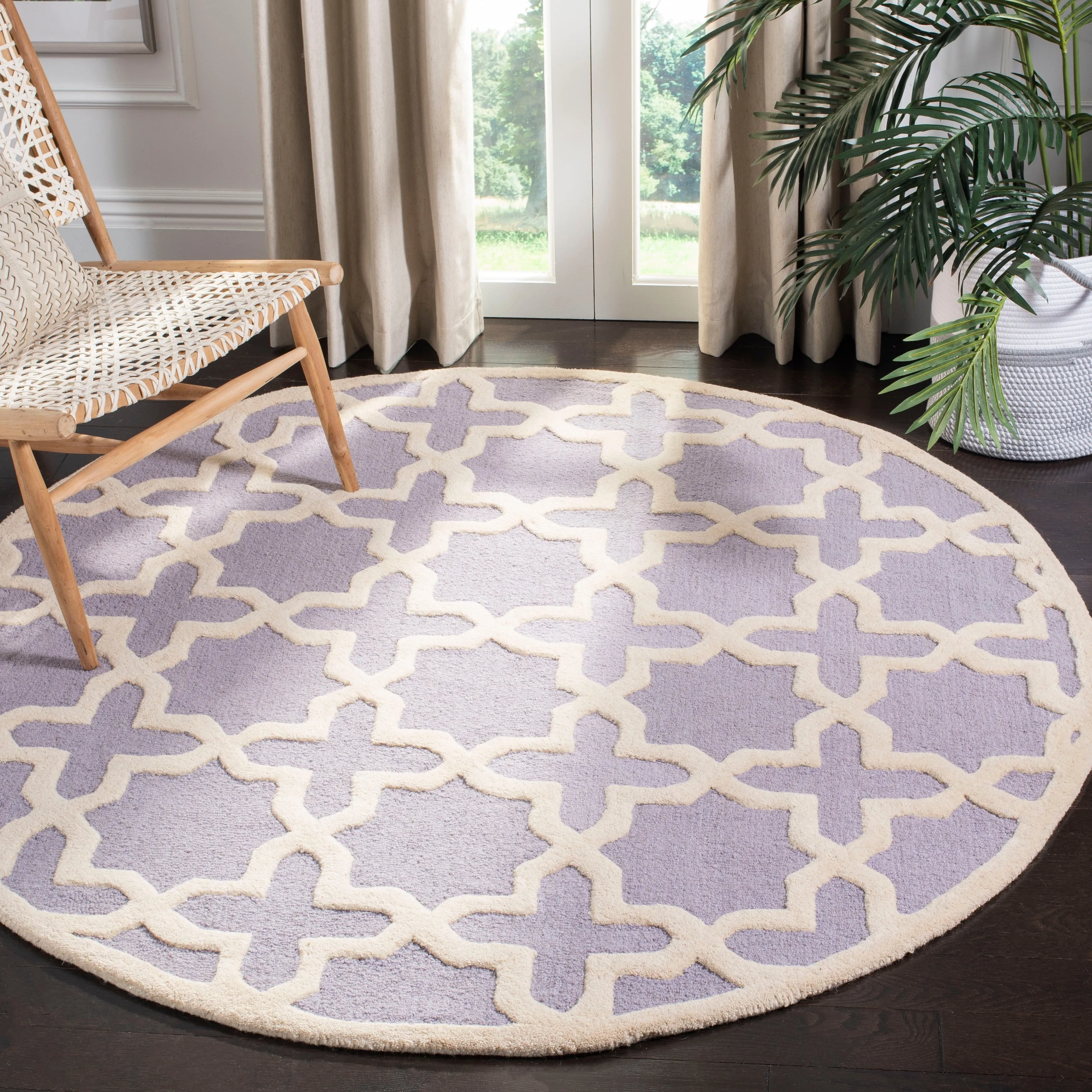 SAFAVIEH Handmade Cambridge Remedios Geometric Wool Rug