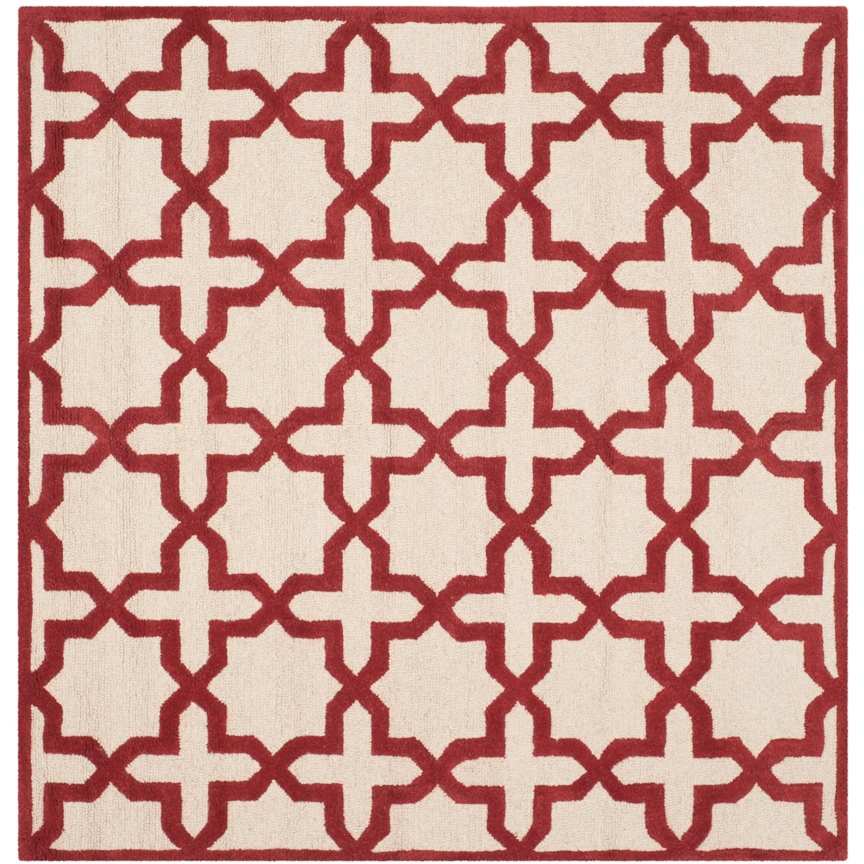 SAFAVIEH Handmade Cambridge Remedios Geometric Wool Rug