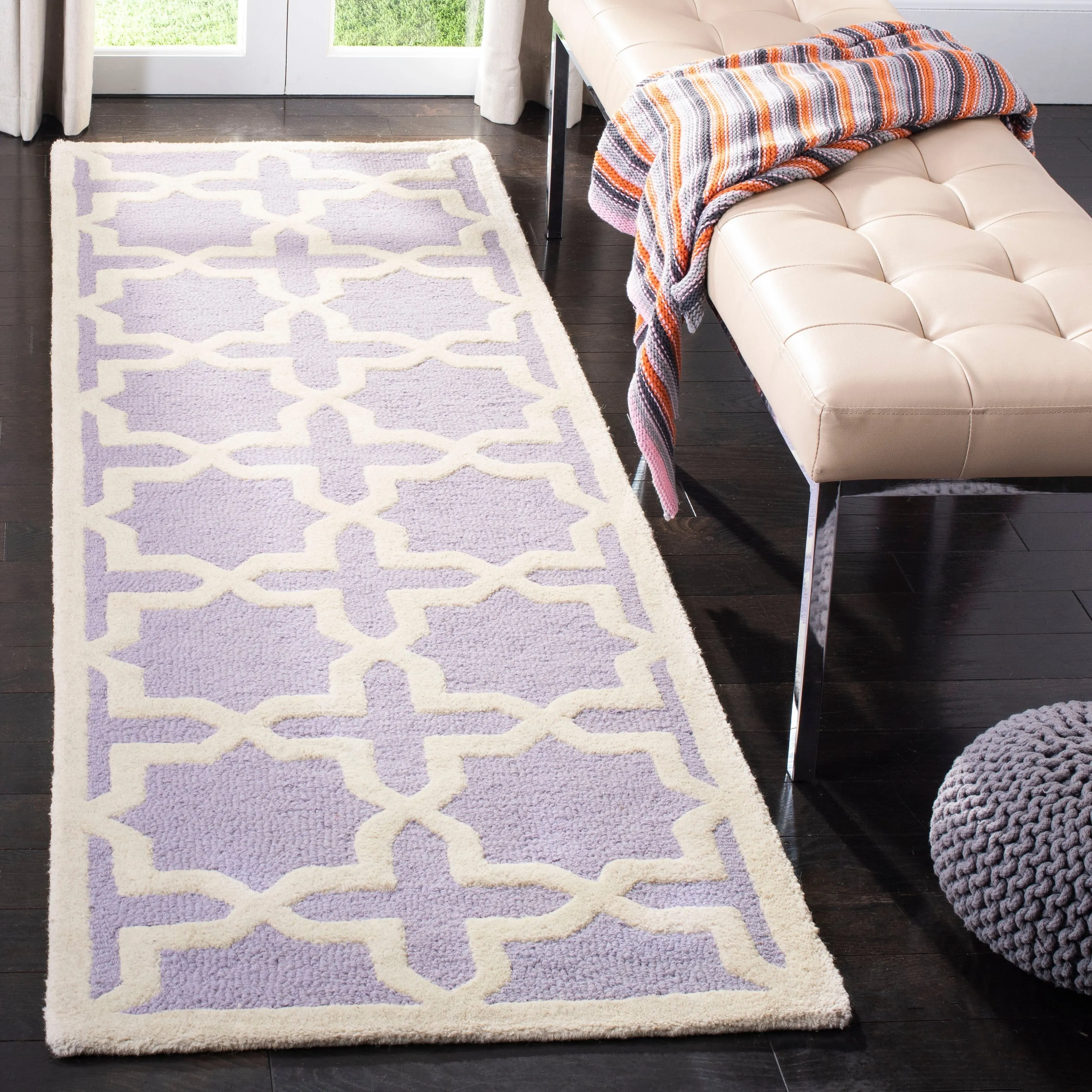SAFAVIEH Handmade Cambridge Remedios Geometric Wool Rug