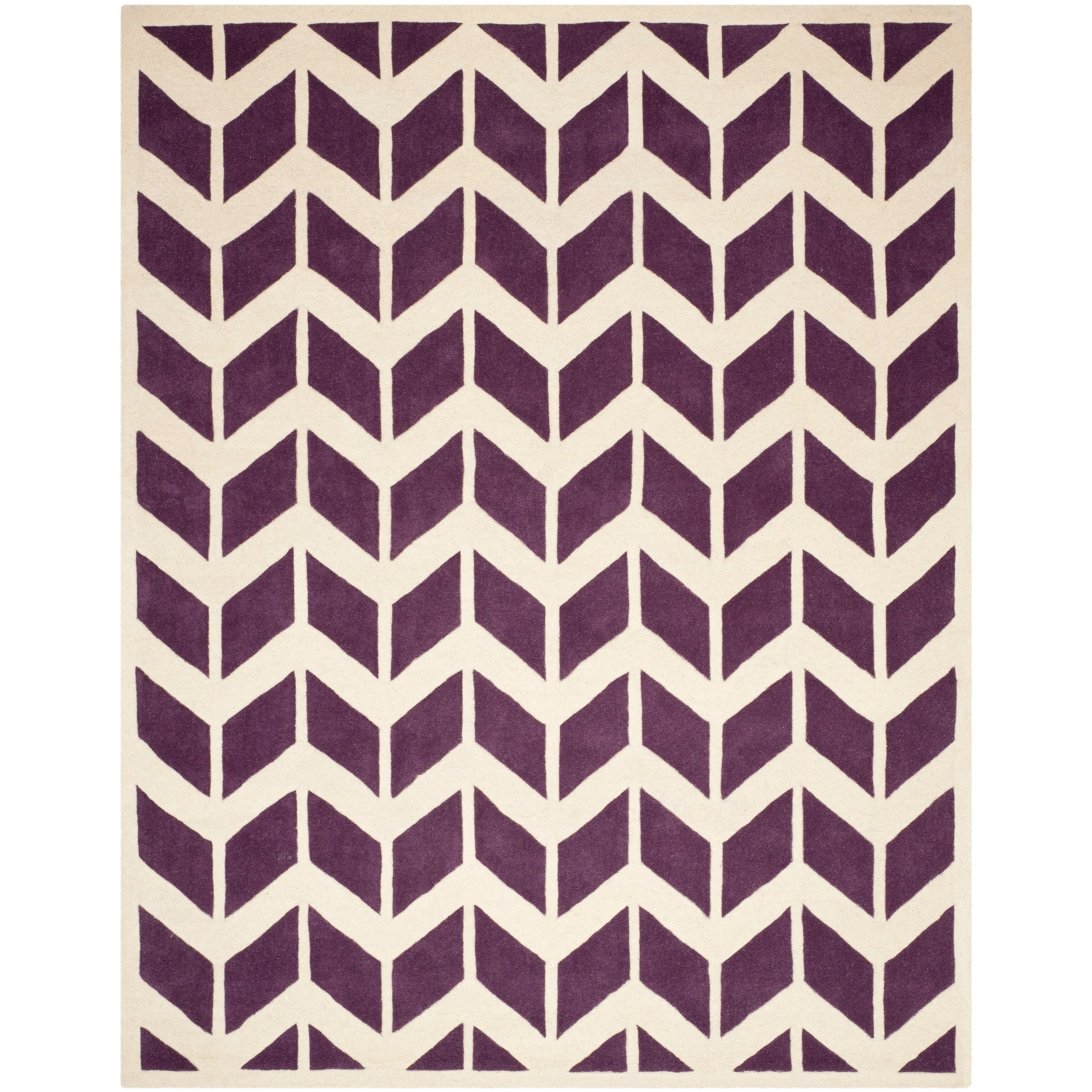 SAFAVIEH Handmade Chatham Aloyse Modern Wool Rug