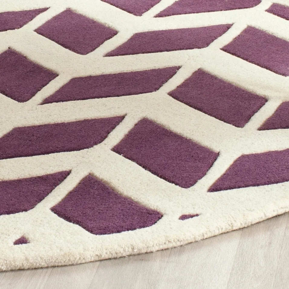 SAFAVIEH Handmade Chatham Aloyse Modern Wool Rug