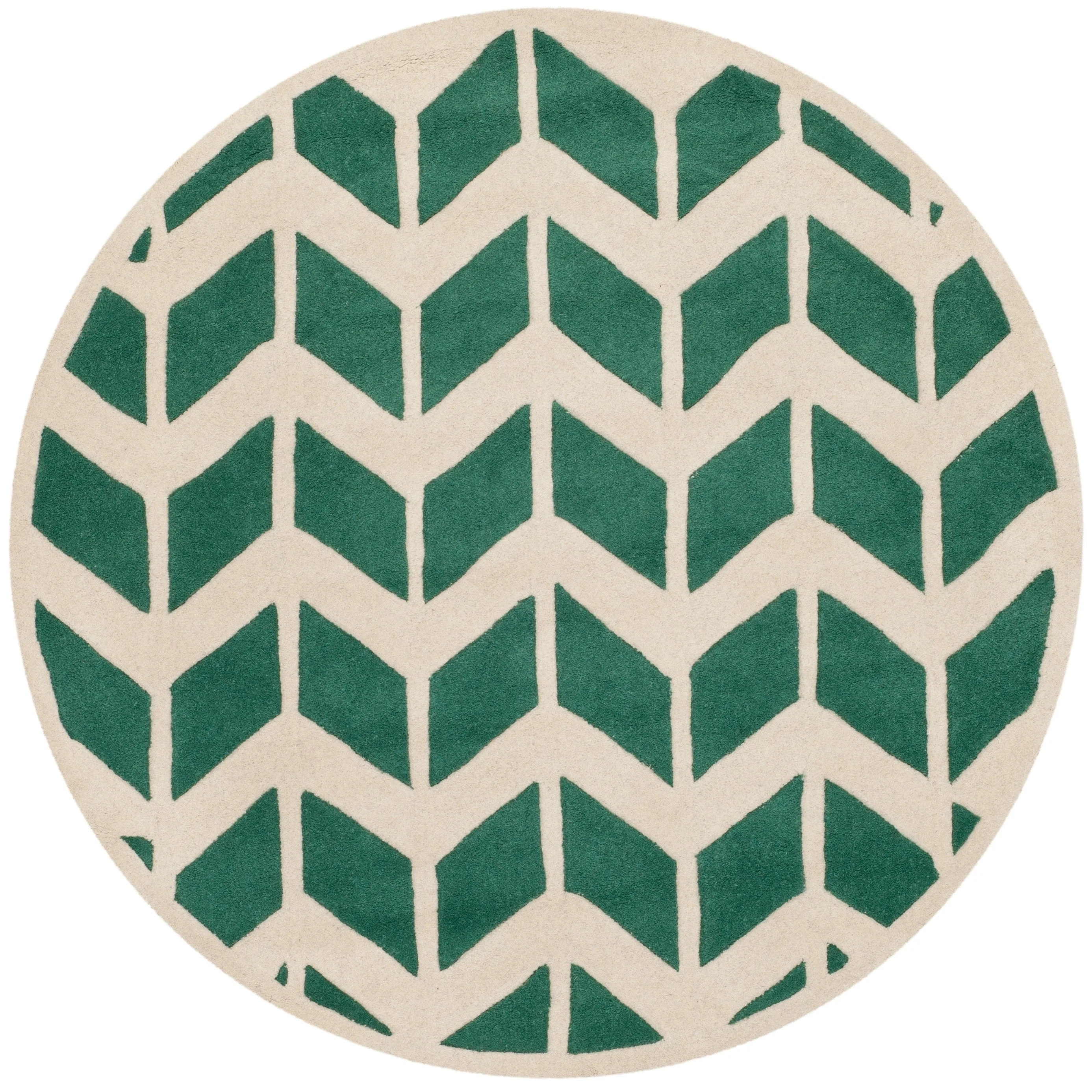 SAFAVIEH Handmade Chatham Aloyse Modern Wool Rug