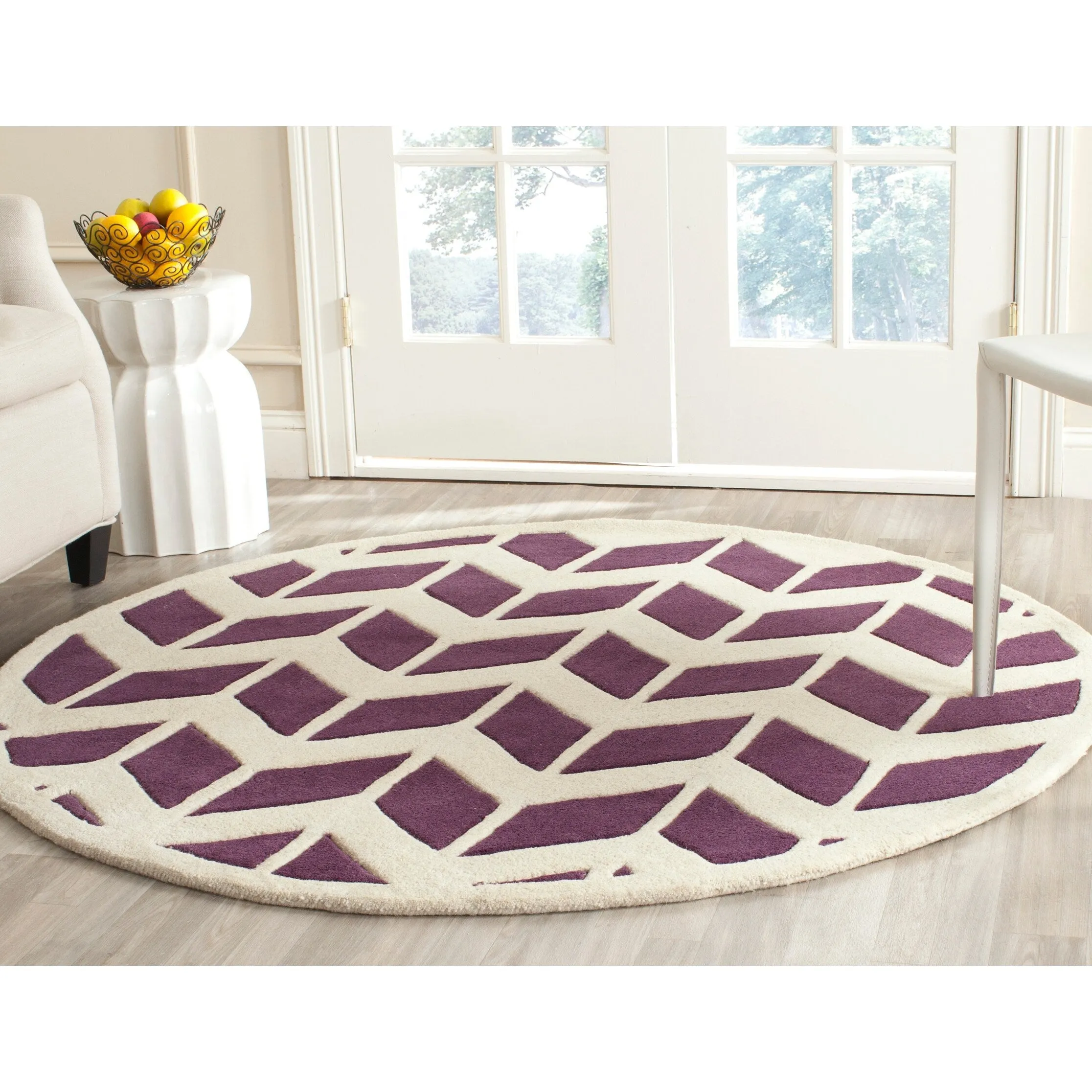 SAFAVIEH Handmade Chatham Aloyse Modern Wool Rug