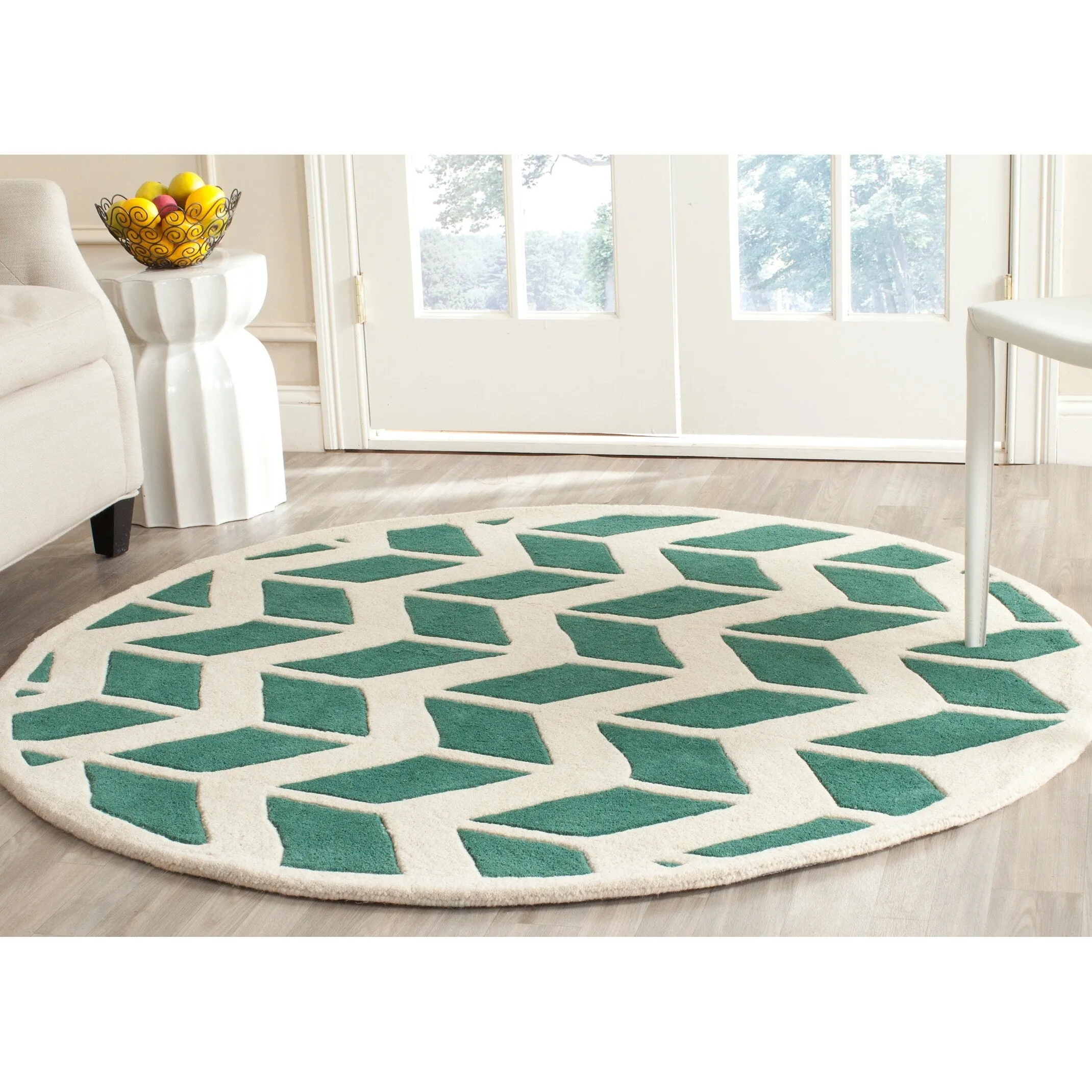 SAFAVIEH Handmade Chatham Aloyse Modern Wool Rug