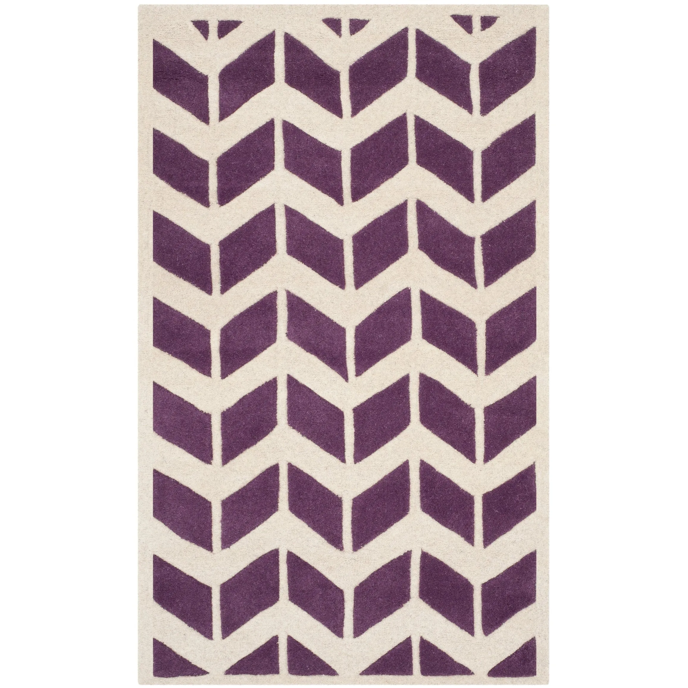 SAFAVIEH Handmade Chatham Aloyse Modern Wool Rug