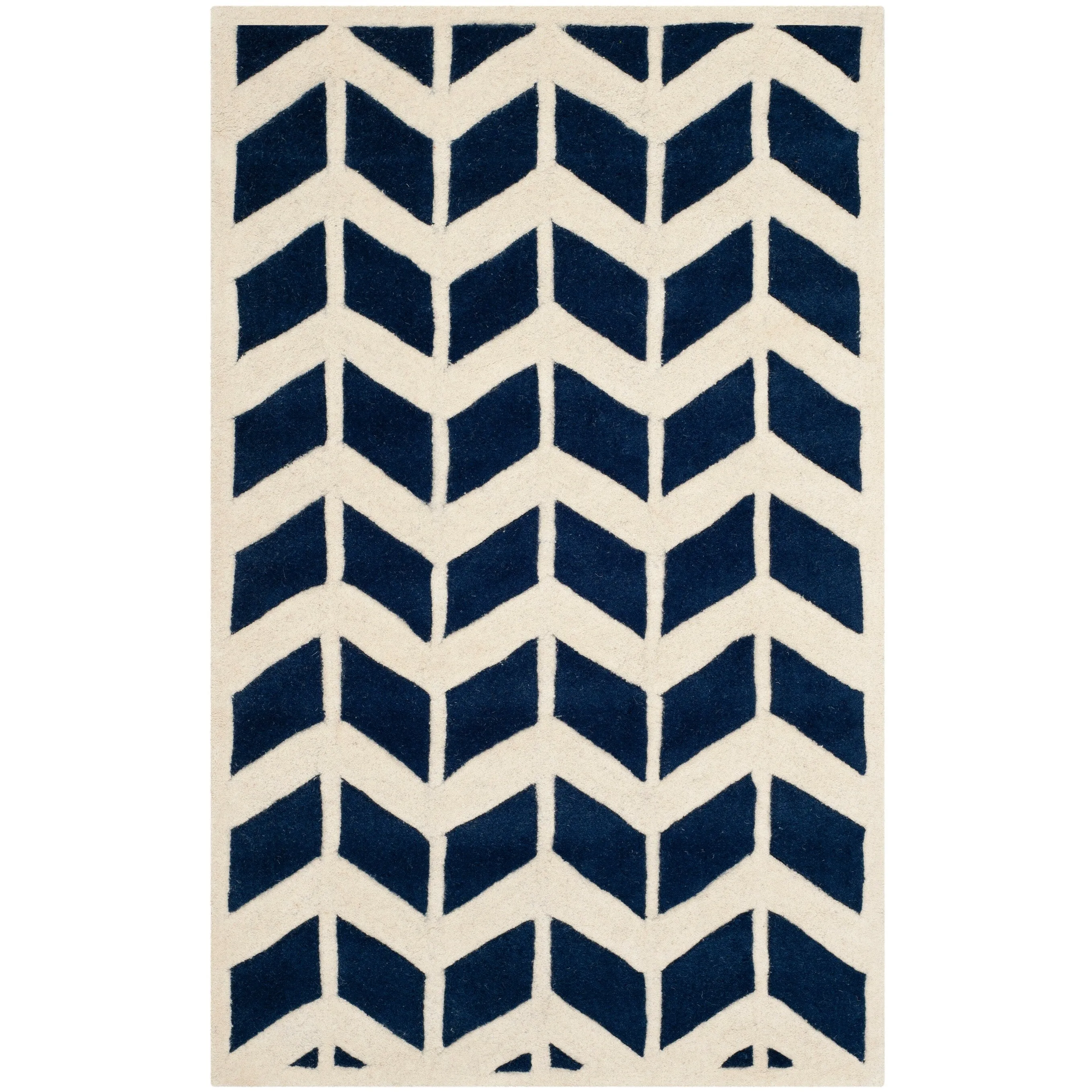 SAFAVIEH Handmade Chatham Aloyse Modern Wool Rug