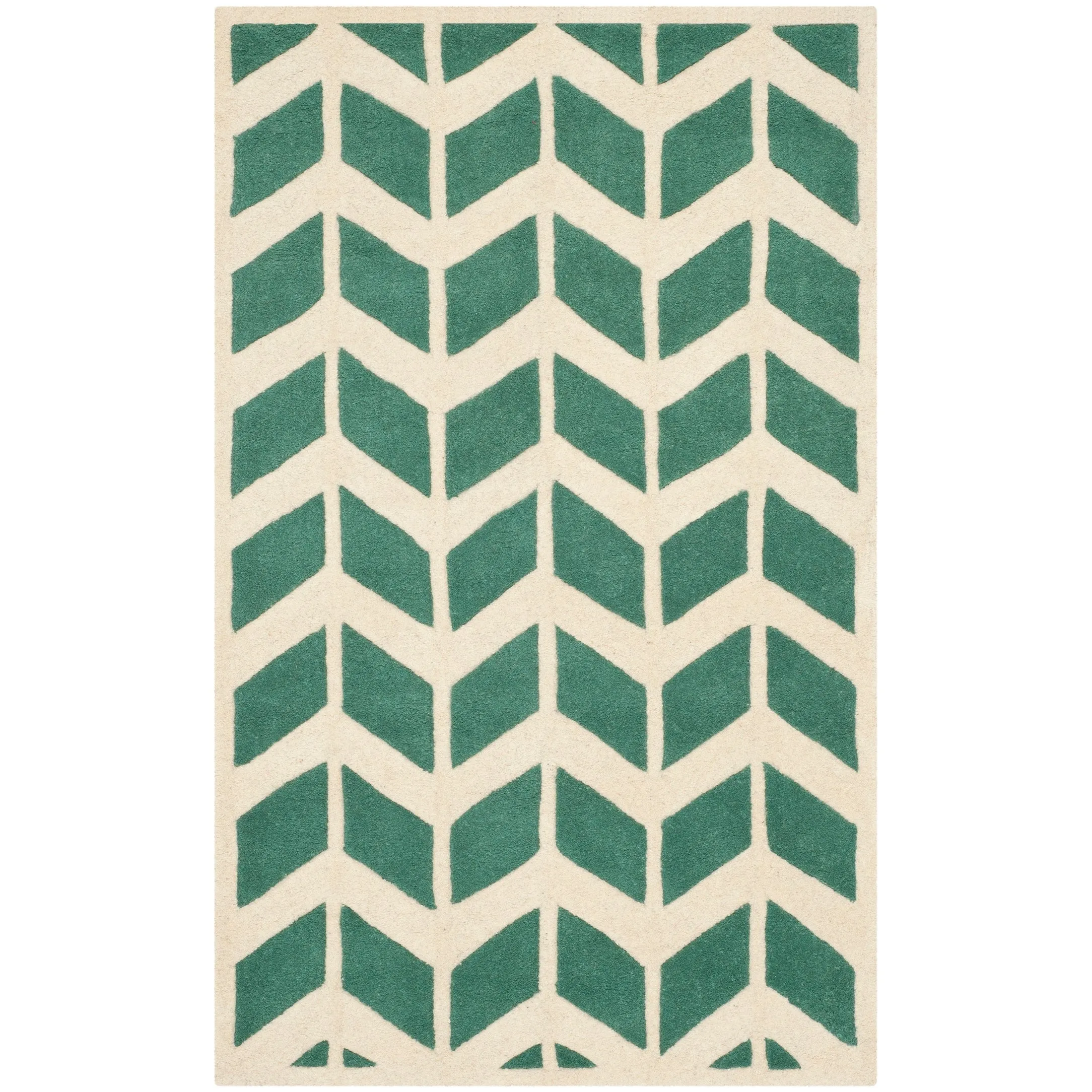 SAFAVIEH Handmade Chatham Aloyse Modern Wool Rug