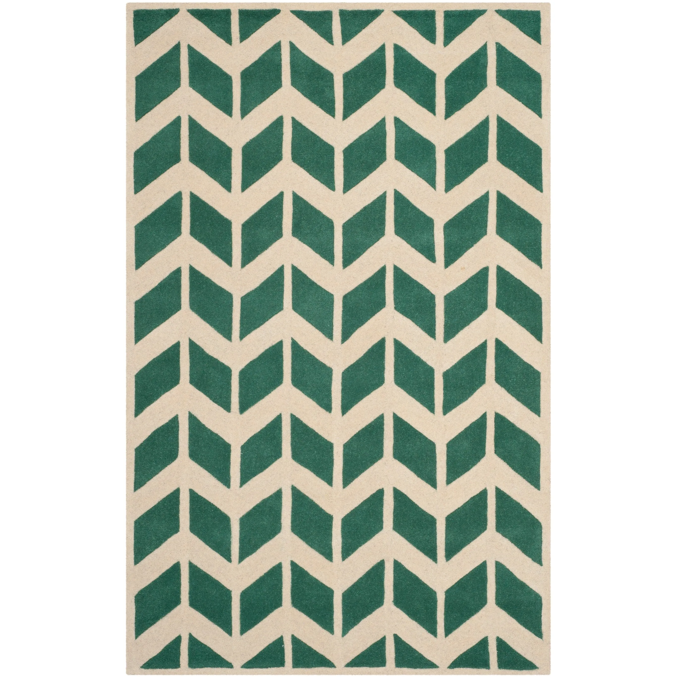 SAFAVIEH Handmade Chatham Aloyse Modern Wool Rug