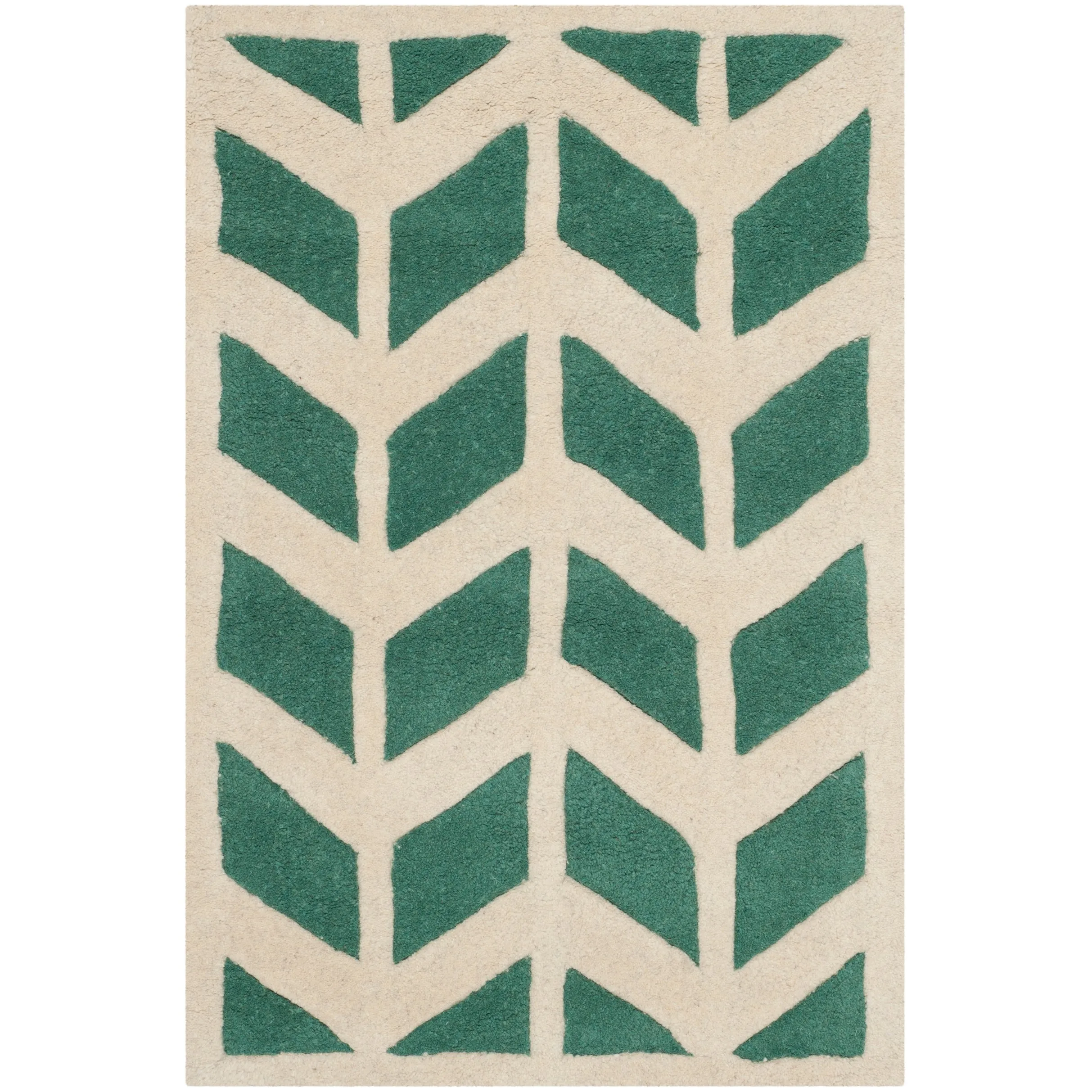 SAFAVIEH Handmade Chatham Aloyse Modern Wool Rug