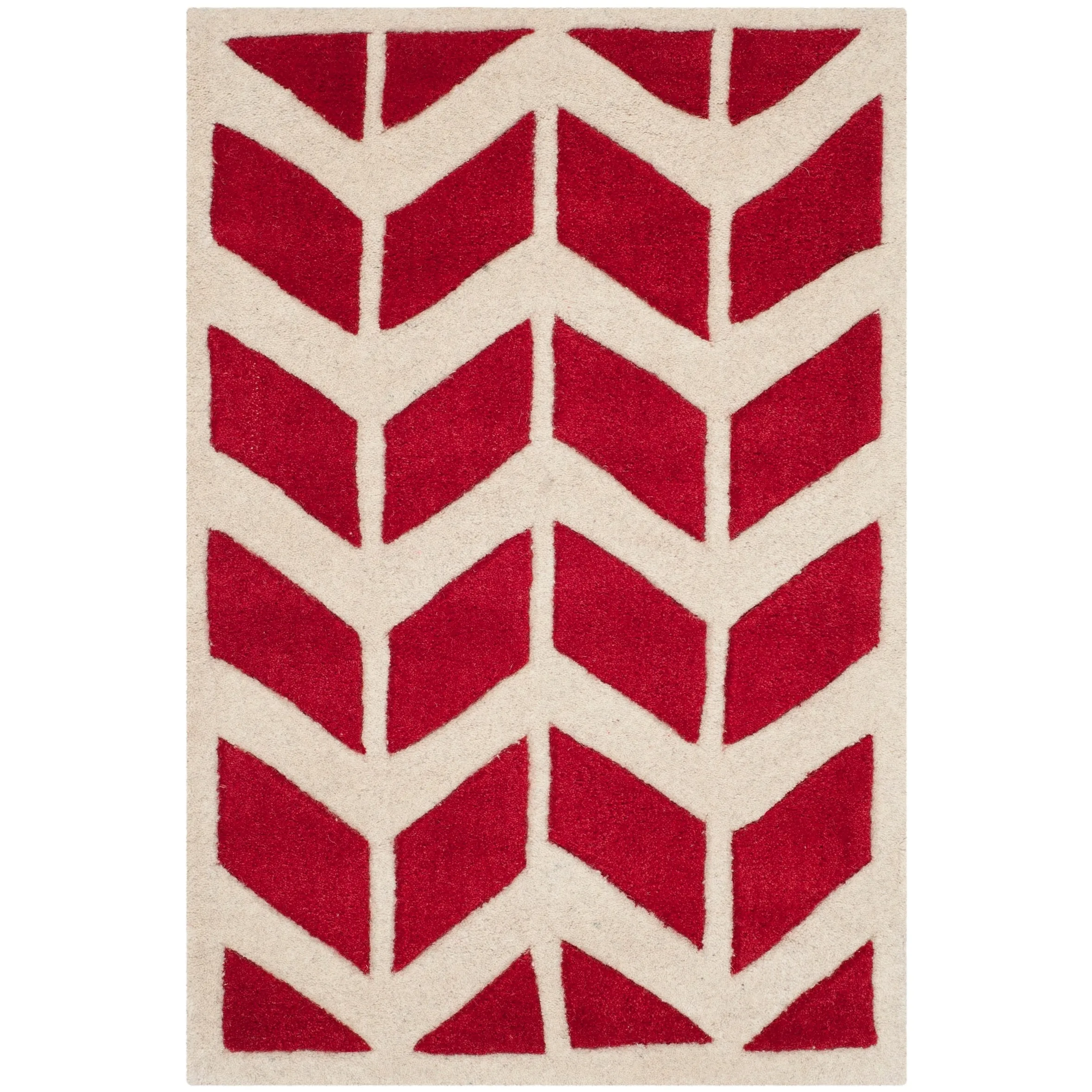 SAFAVIEH Handmade Chatham Aloyse Modern Wool Rug