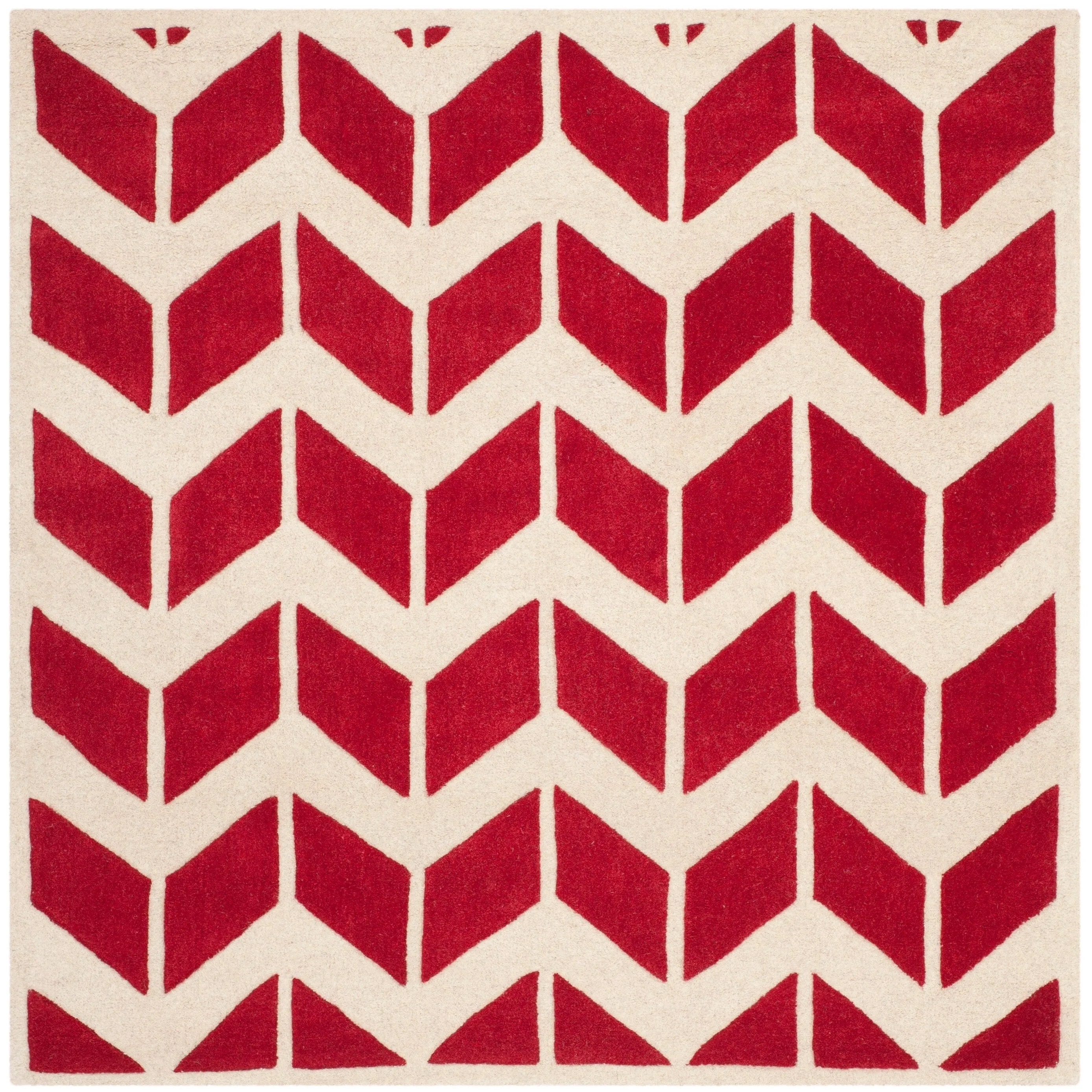 SAFAVIEH Handmade Chatham Aloyse Modern Wool Rug
