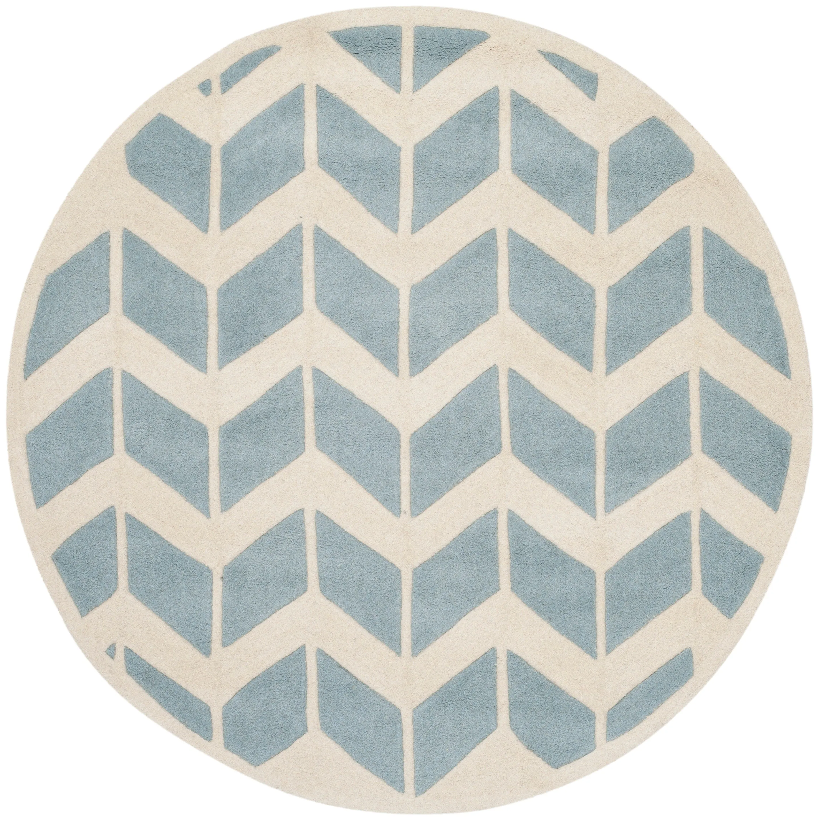 SAFAVIEH Handmade Chatham Aloyse Modern Wool Rug