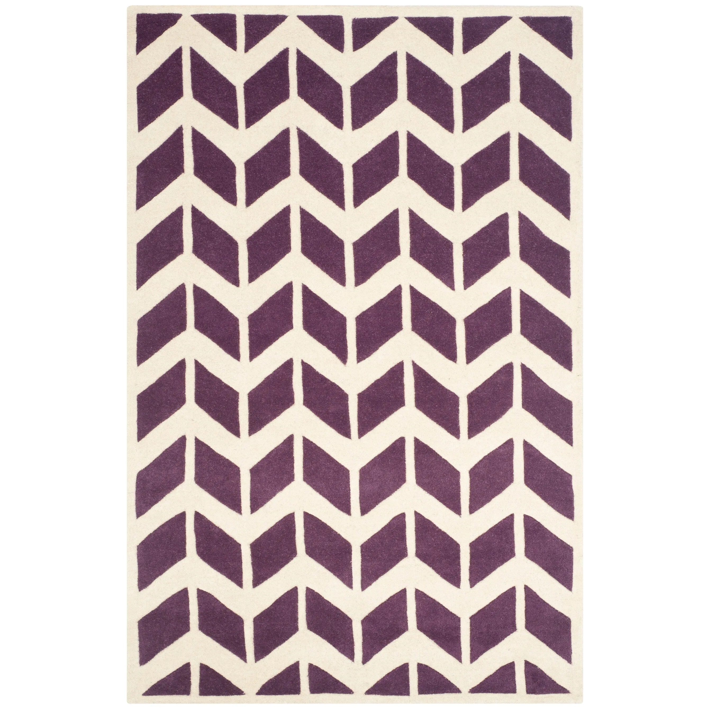 SAFAVIEH Handmade Chatham Aloyse Modern Wool Rug