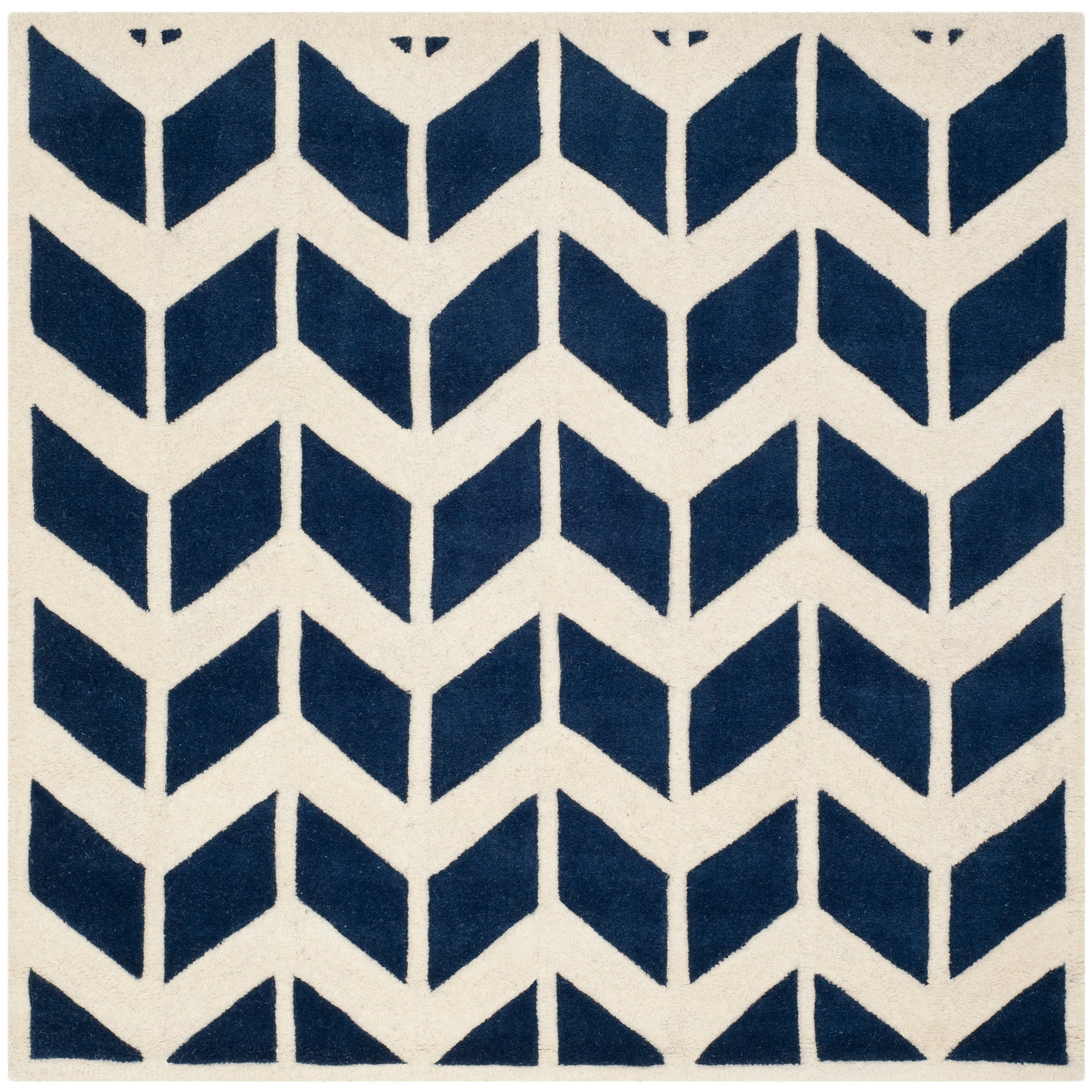 SAFAVIEH Handmade Chatham Aloyse Modern Wool Rug