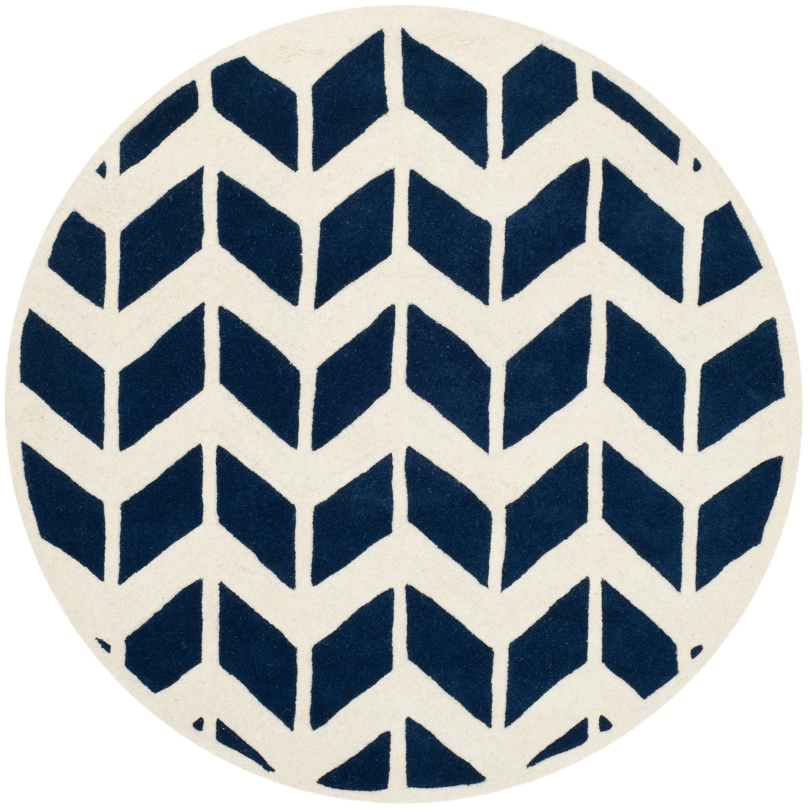 SAFAVIEH Handmade Chatham Aloyse Modern Wool Rug