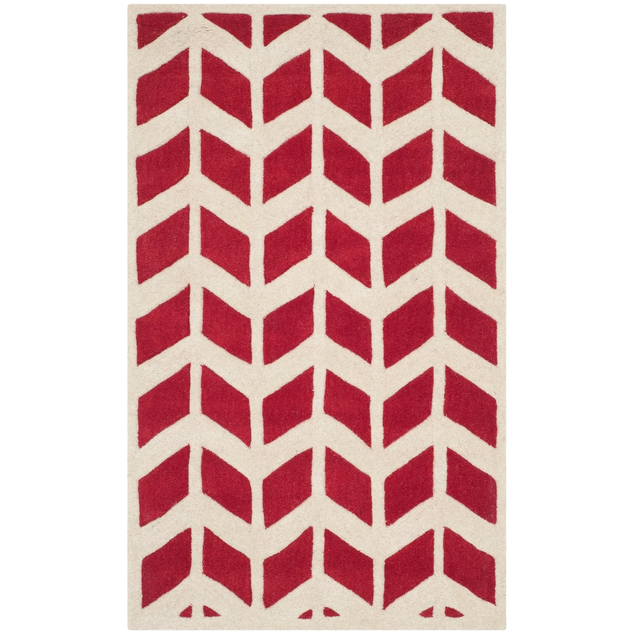 SAFAVIEH Handmade Chatham Aloyse Modern Wool Rug