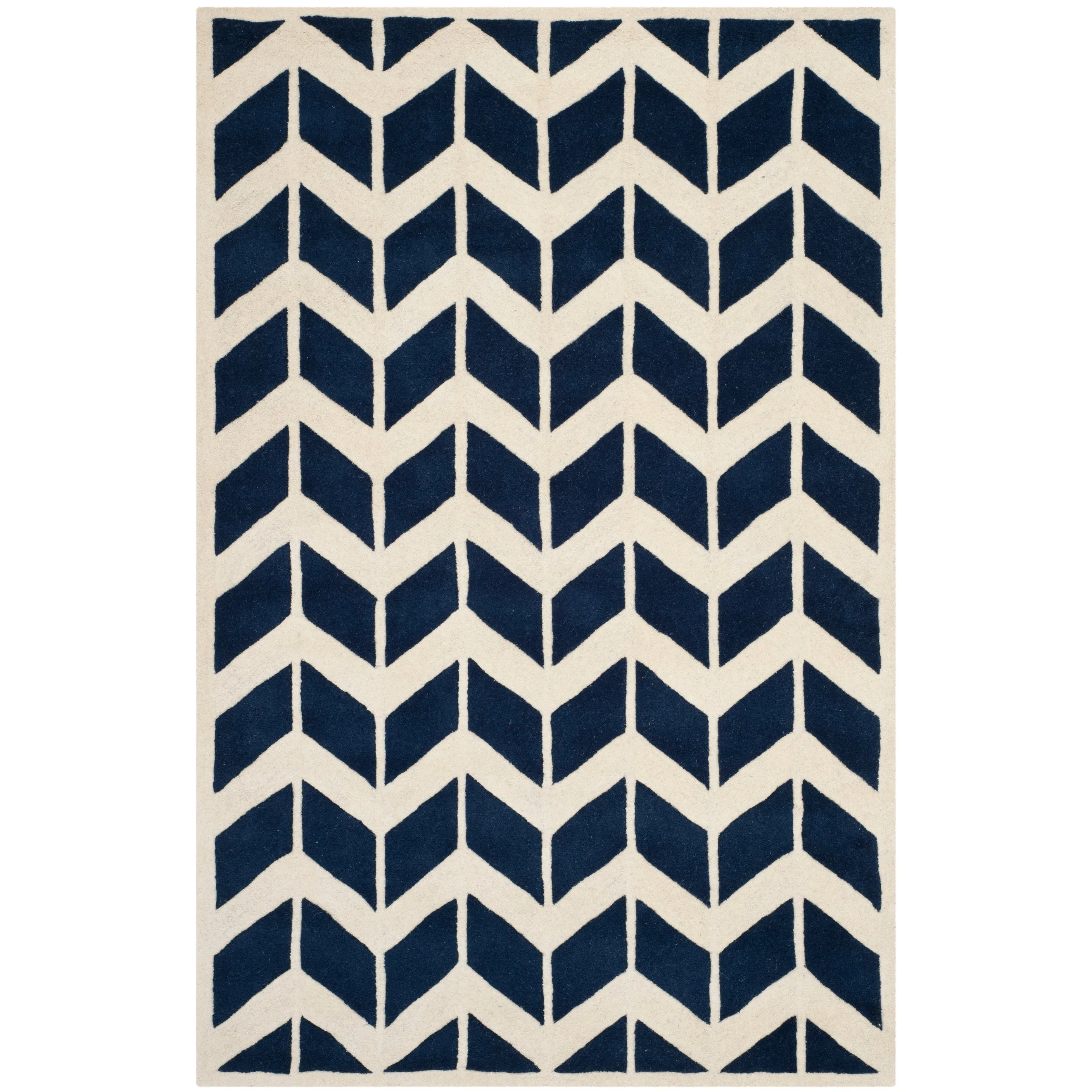 SAFAVIEH Handmade Chatham Aloyse Modern Wool Rug