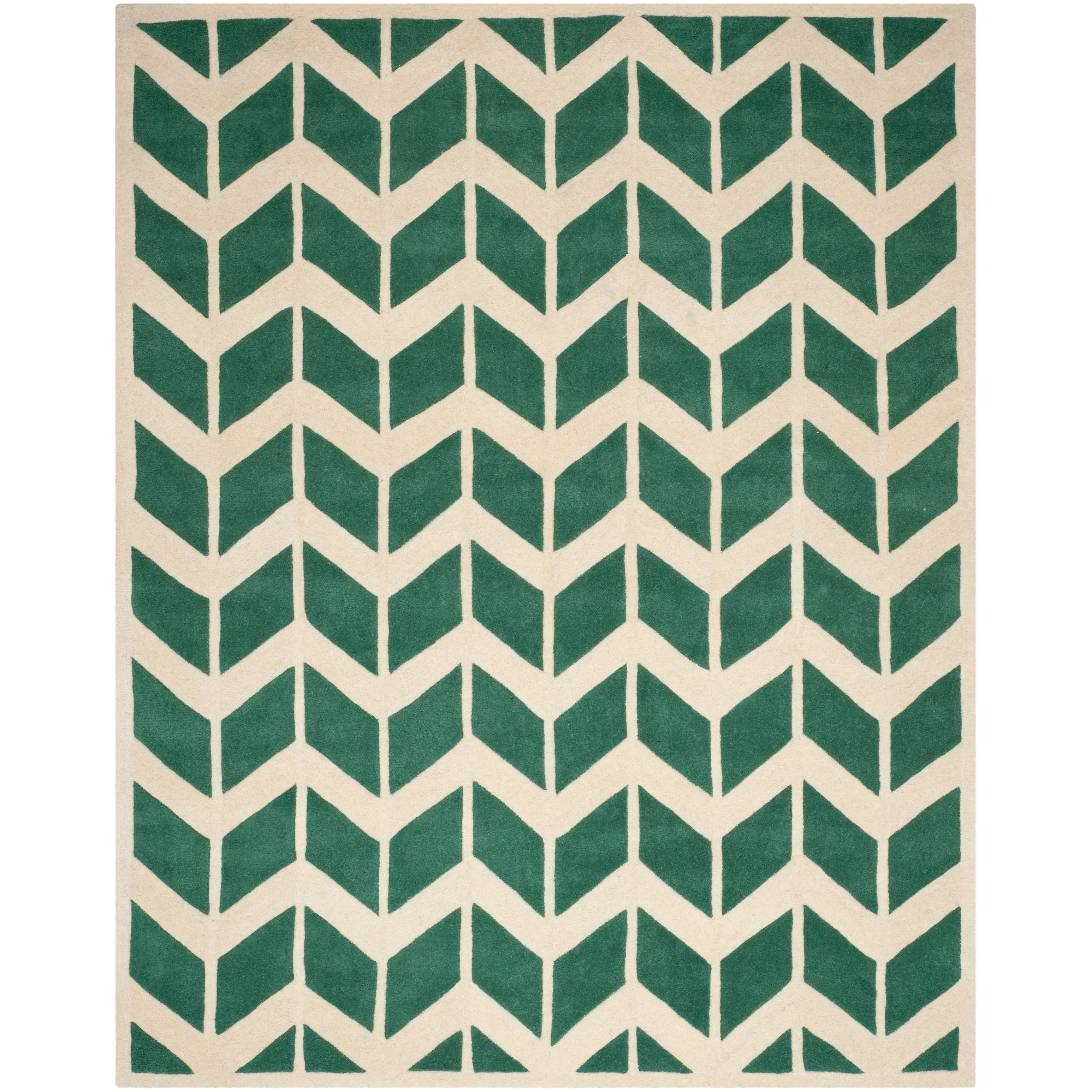 SAFAVIEH Handmade Chatham Aloyse Modern Wool Rug