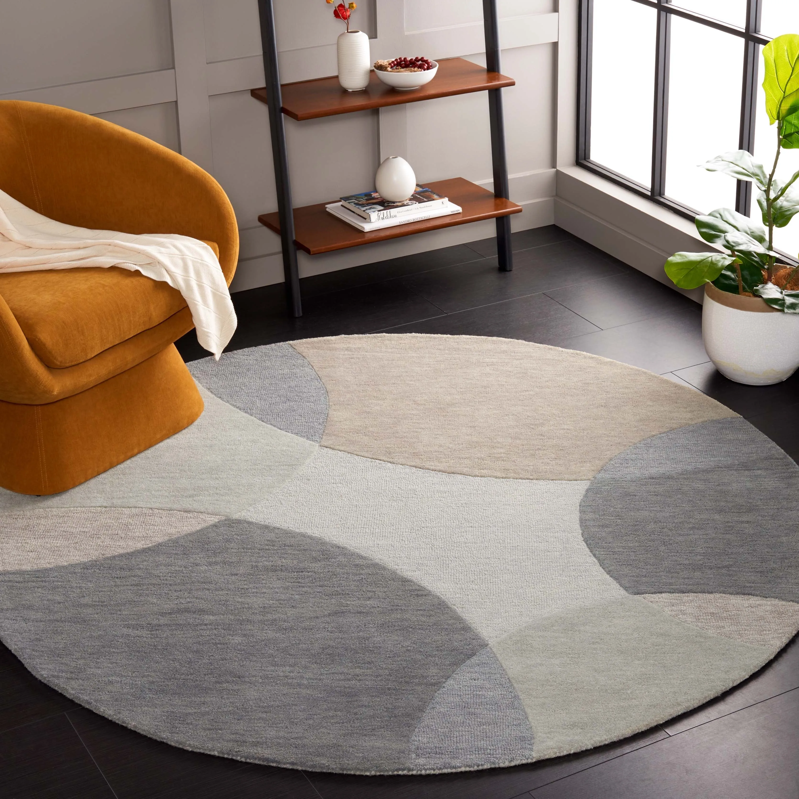 SAFAVIEH Handmade Chatham Misae Mid-Century Modern Wool Rug
