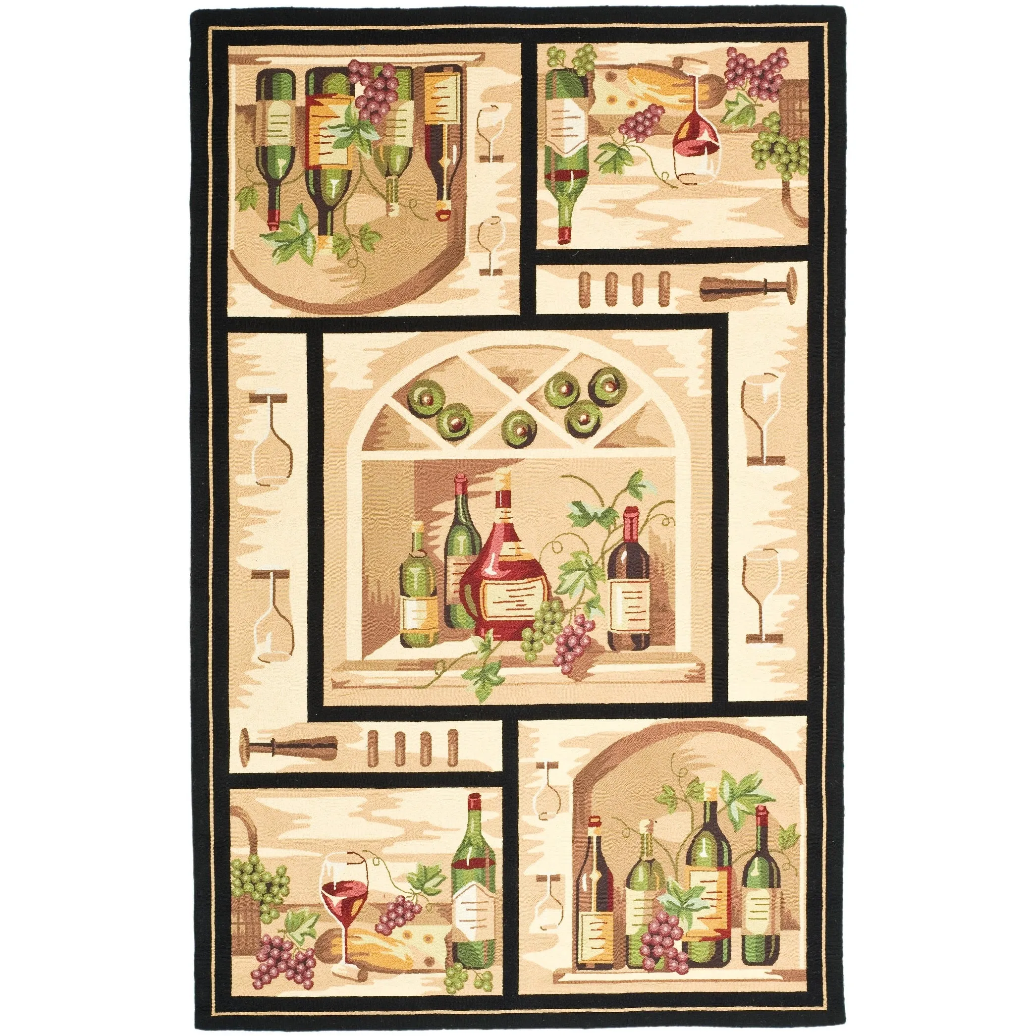 SAFAVIEH Handmade Chelsea Ardie French Country Wool Rug