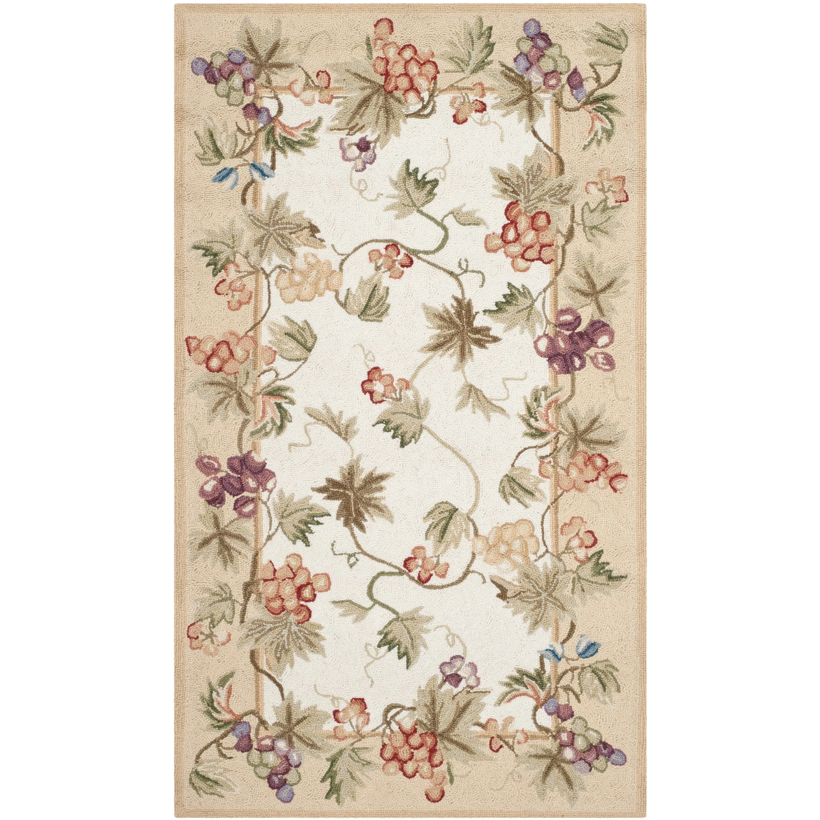 SAFAVIEH Handmade Chelsea Heena French Country Wool Rug
