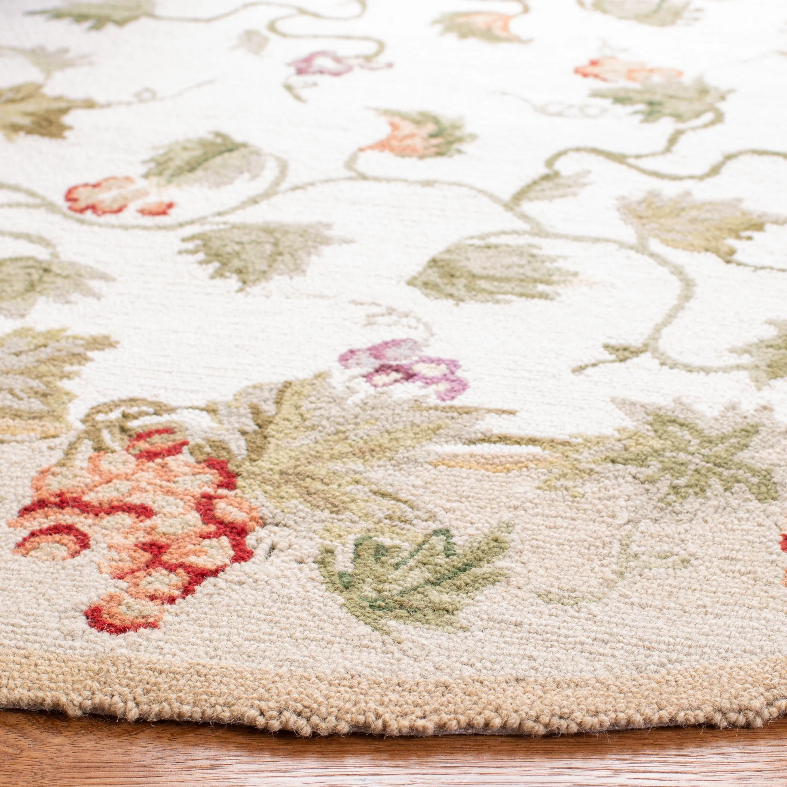 SAFAVIEH Handmade Chelsea Heena French Country Wool Rug
