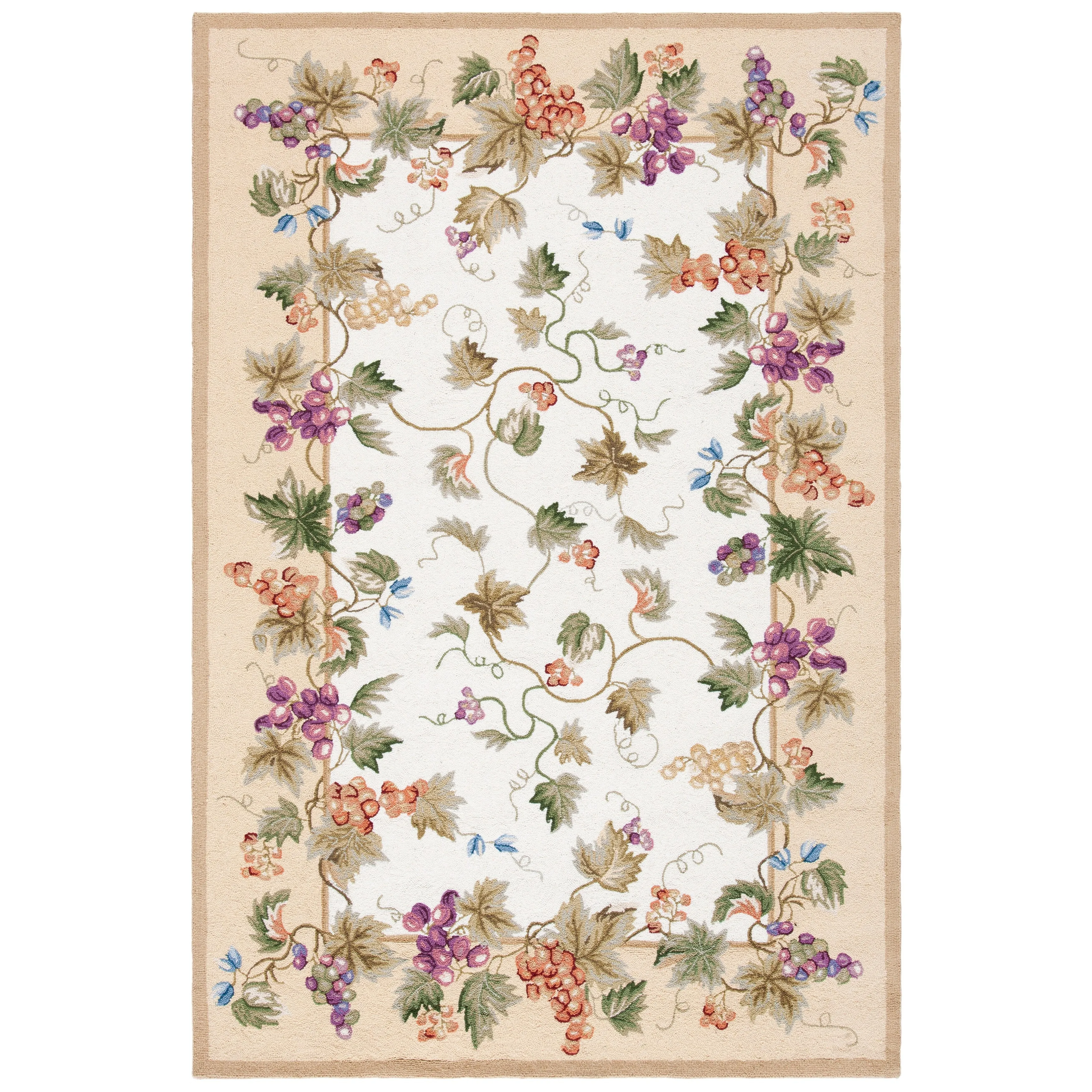 SAFAVIEH Handmade Chelsea Heena French Country Wool Rug