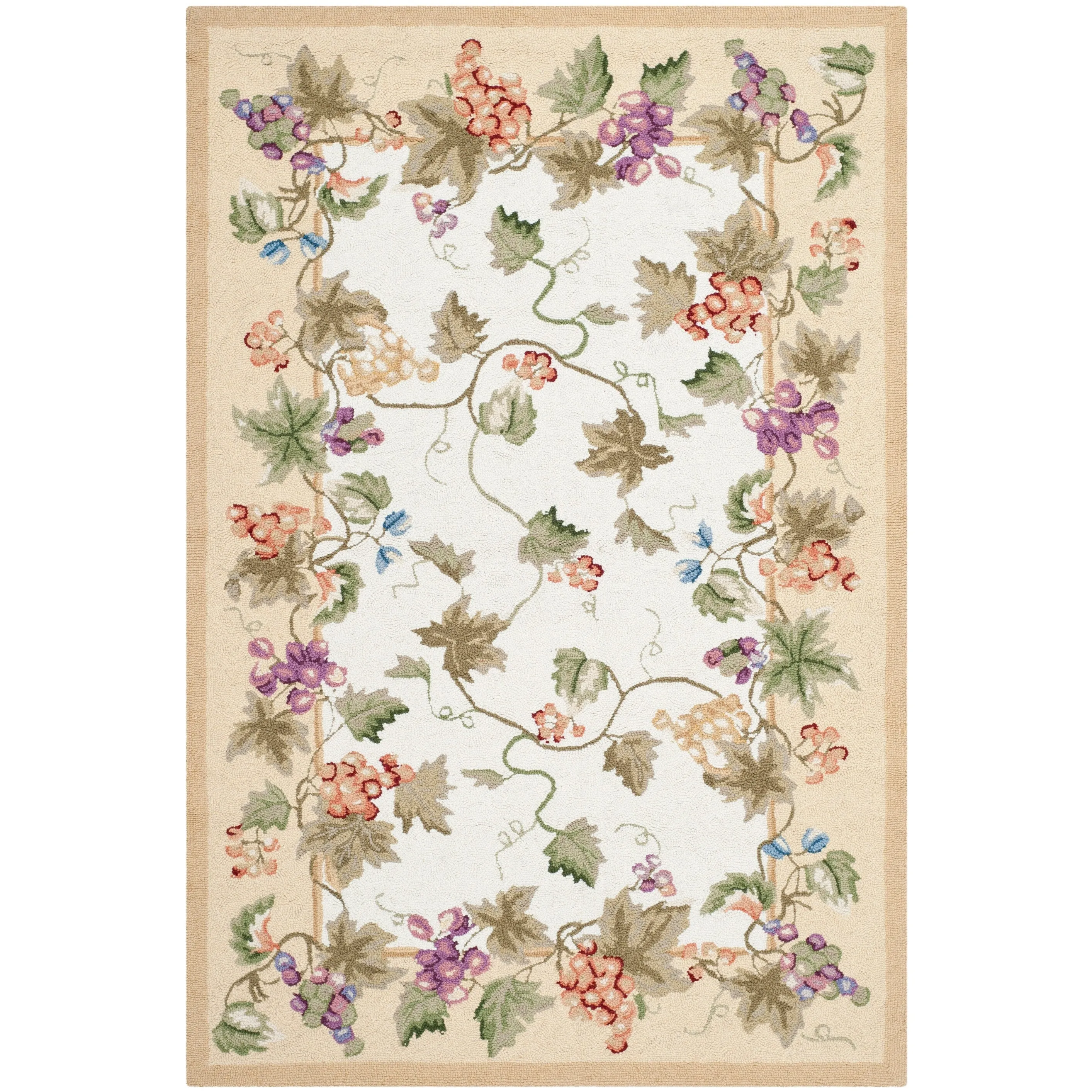 SAFAVIEH Handmade Chelsea Heena French Country Wool Rug