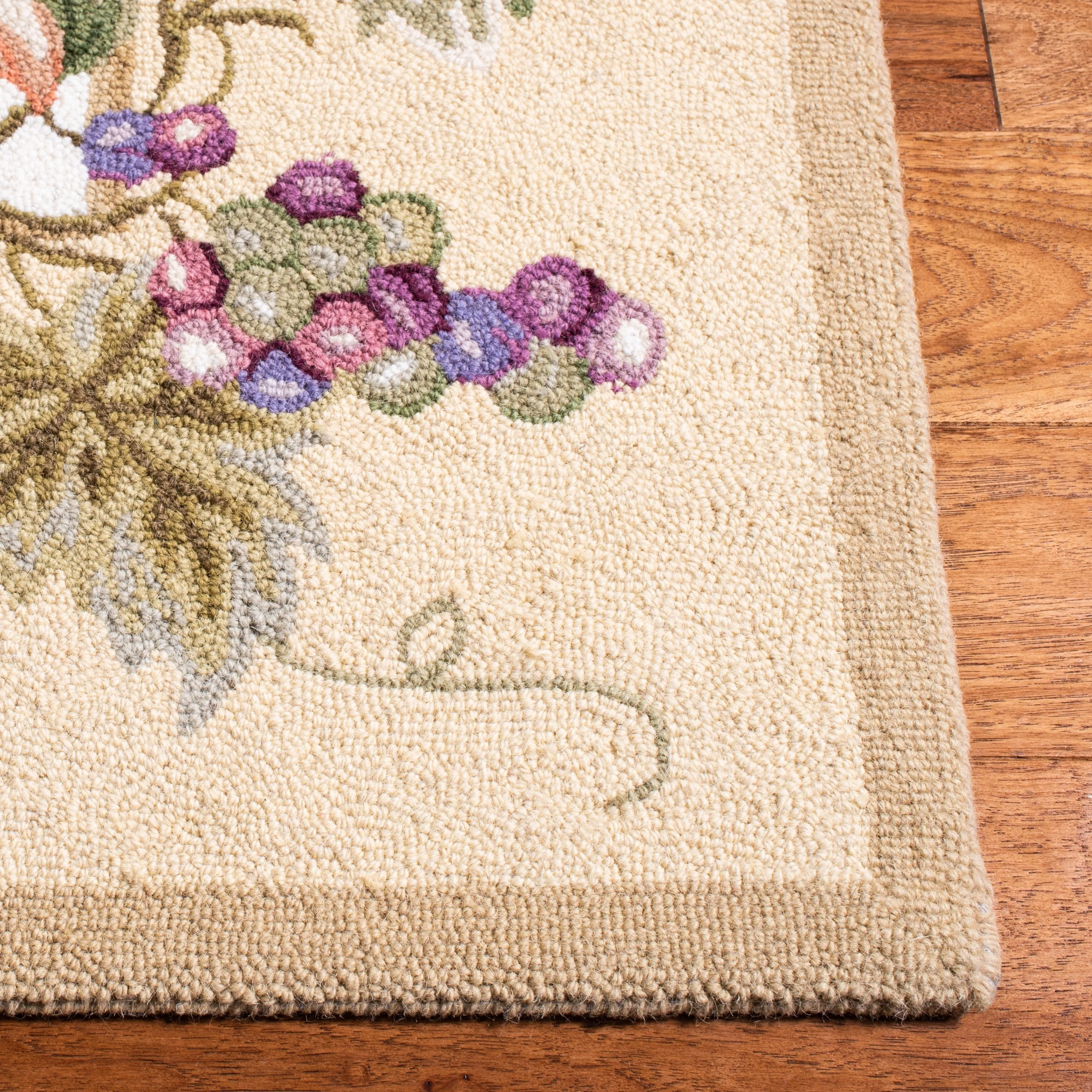 SAFAVIEH Handmade Chelsea Heena French Country Wool Rug