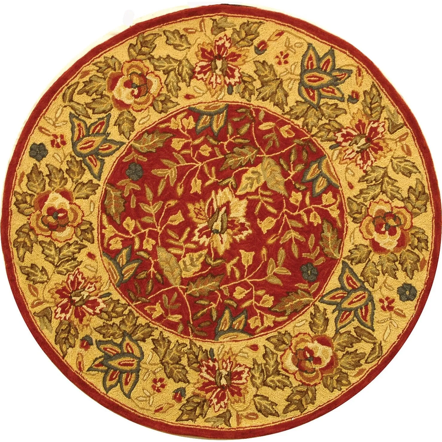 SAFAVIEH Handmade Chelsea Higinia French Country Wool Rug