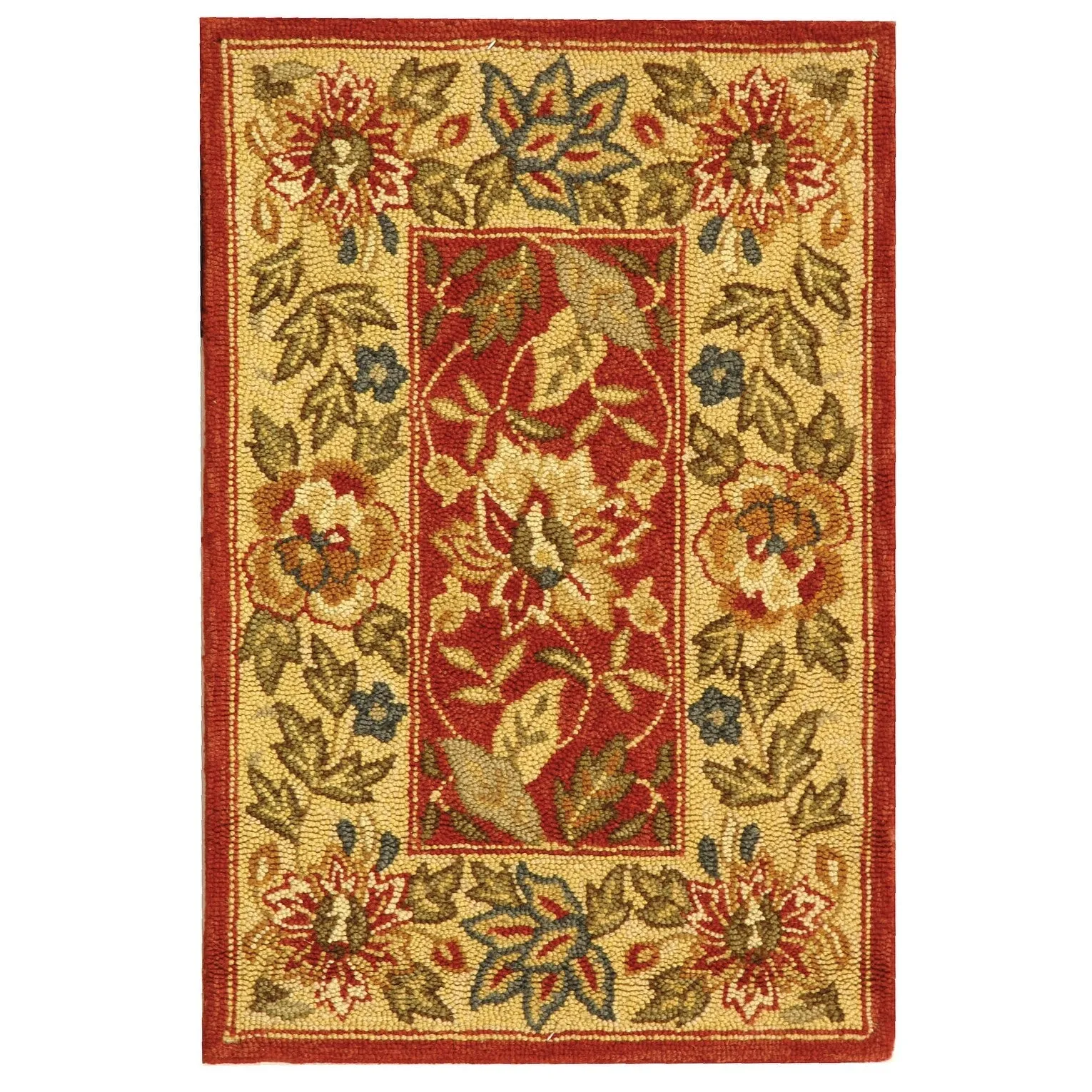 SAFAVIEH Handmade Chelsea Higinia French Country Wool Rug