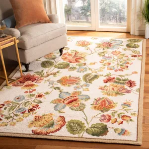 SAFAVIEH. Handmade Chelsea Jurendine French Country Floral Wool Rug