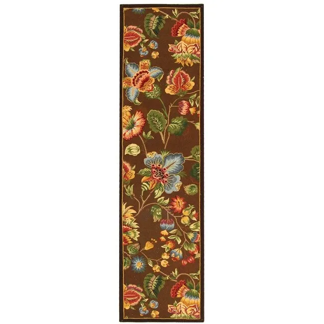 SAFAVIEH. Handmade Chelsea Jurendine French Country Floral Wool Rug