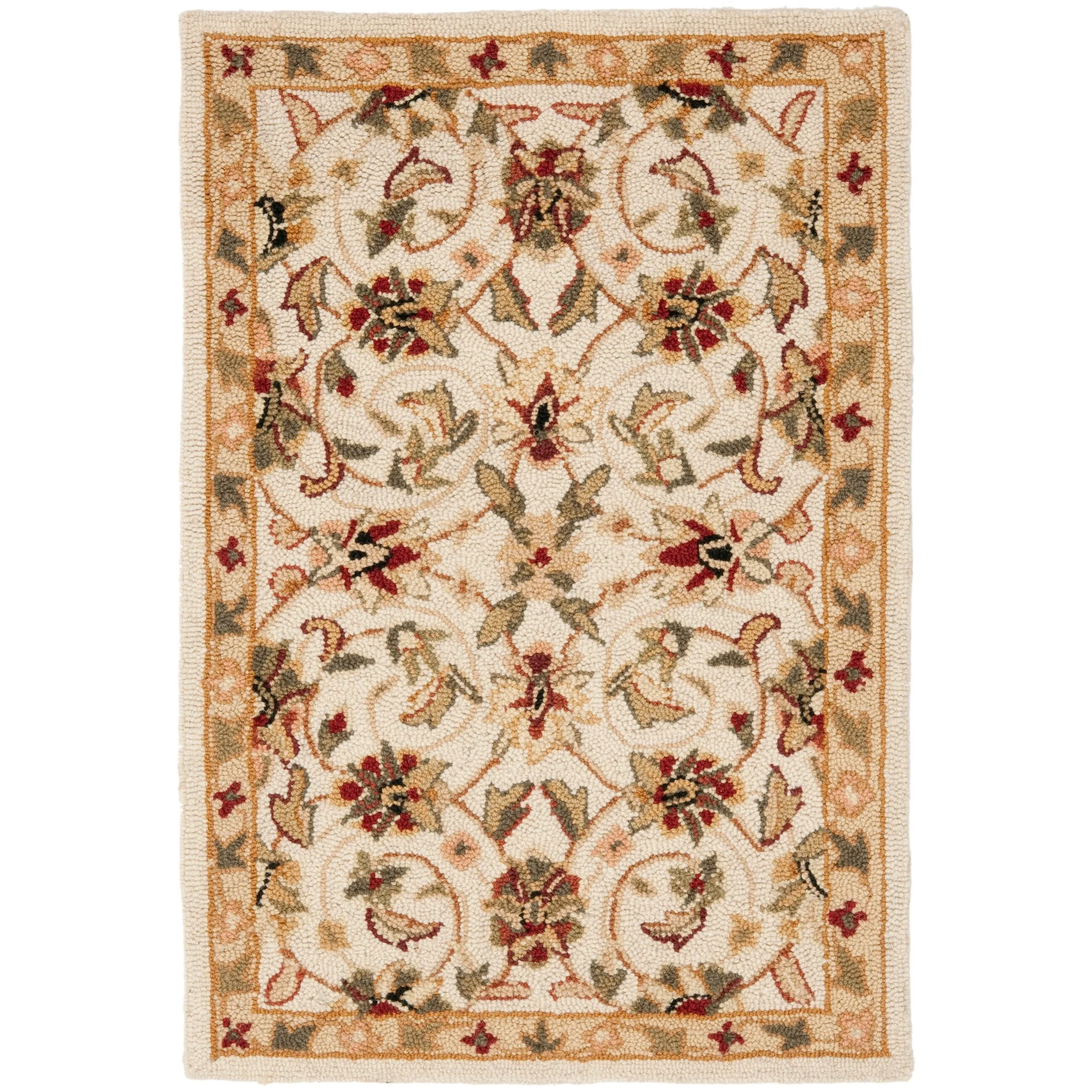 SAFAVIEH Handmade Chelsea Kolja French Country Wool Rug