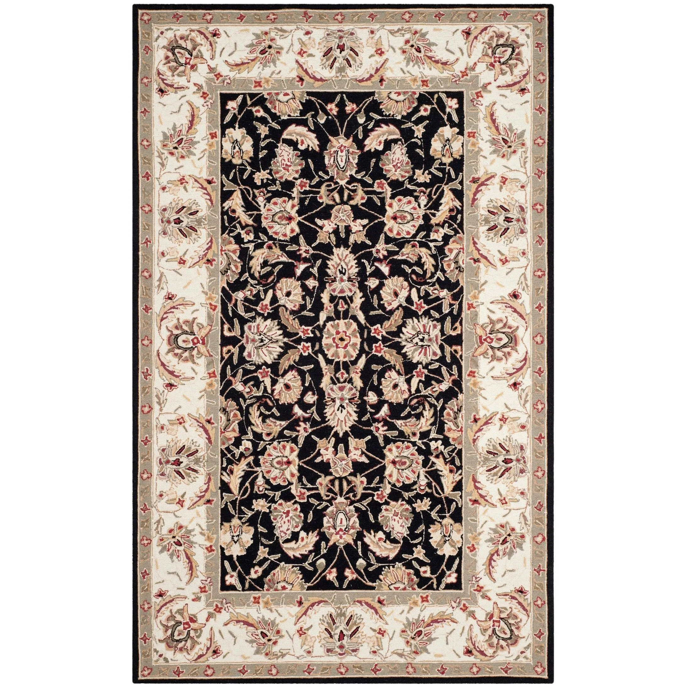 SAFAVIEH Handmade Chelsea Kolja French Country Wool Rug