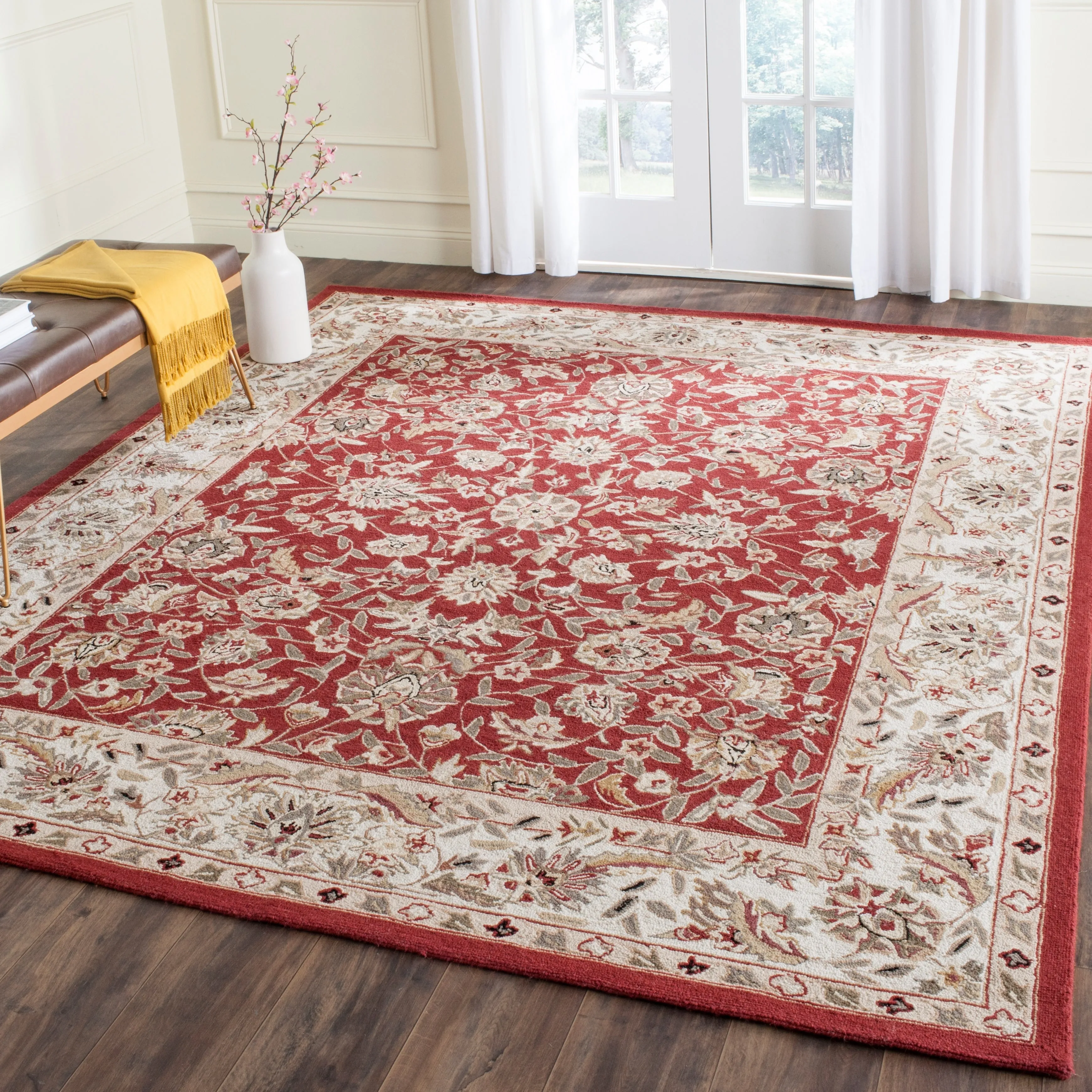 SAFAVIEH Handmade Chelsea Kolja French Country Wool Rug