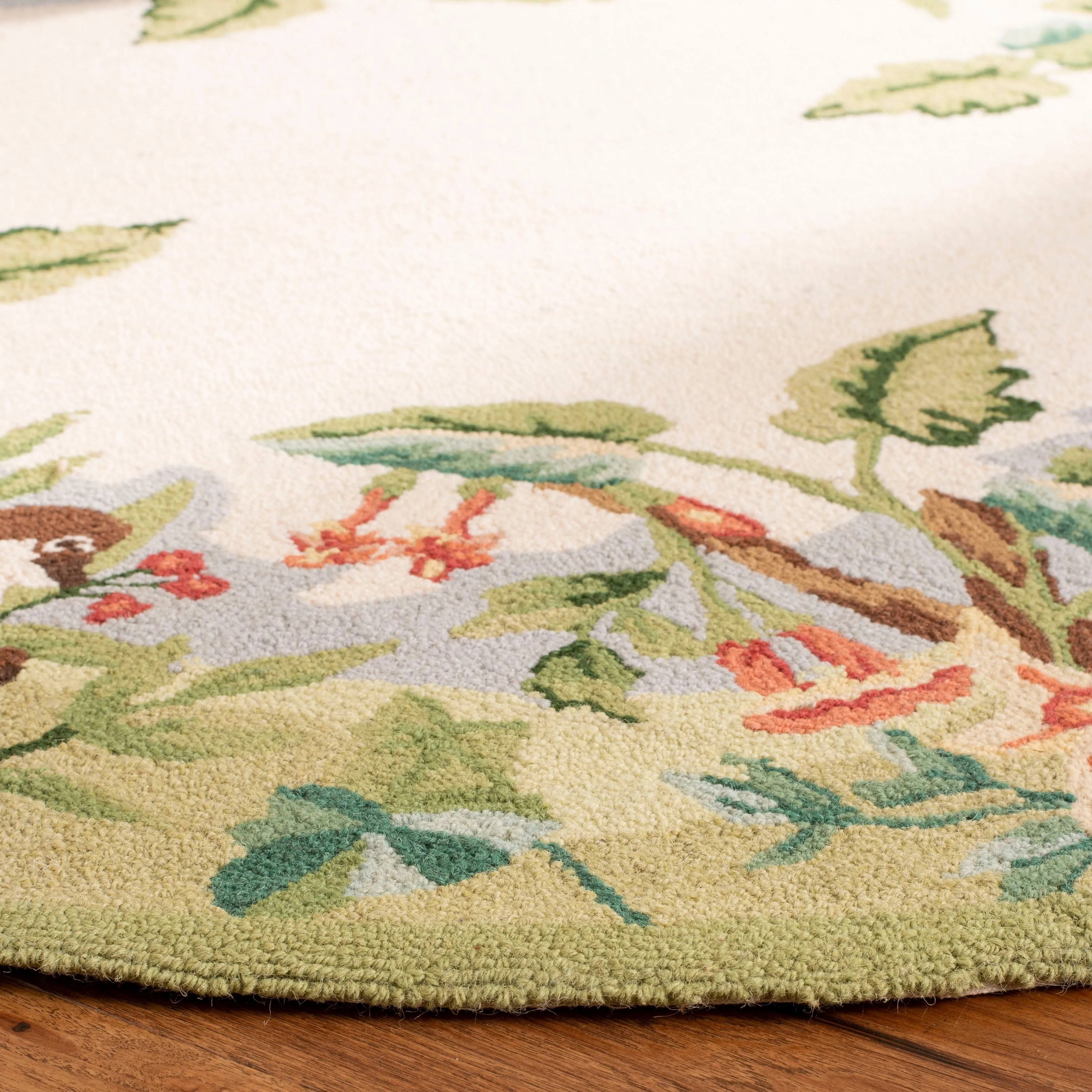 SAFAVIEH Handmade Chelsea Margrieta French Country Wool Rug