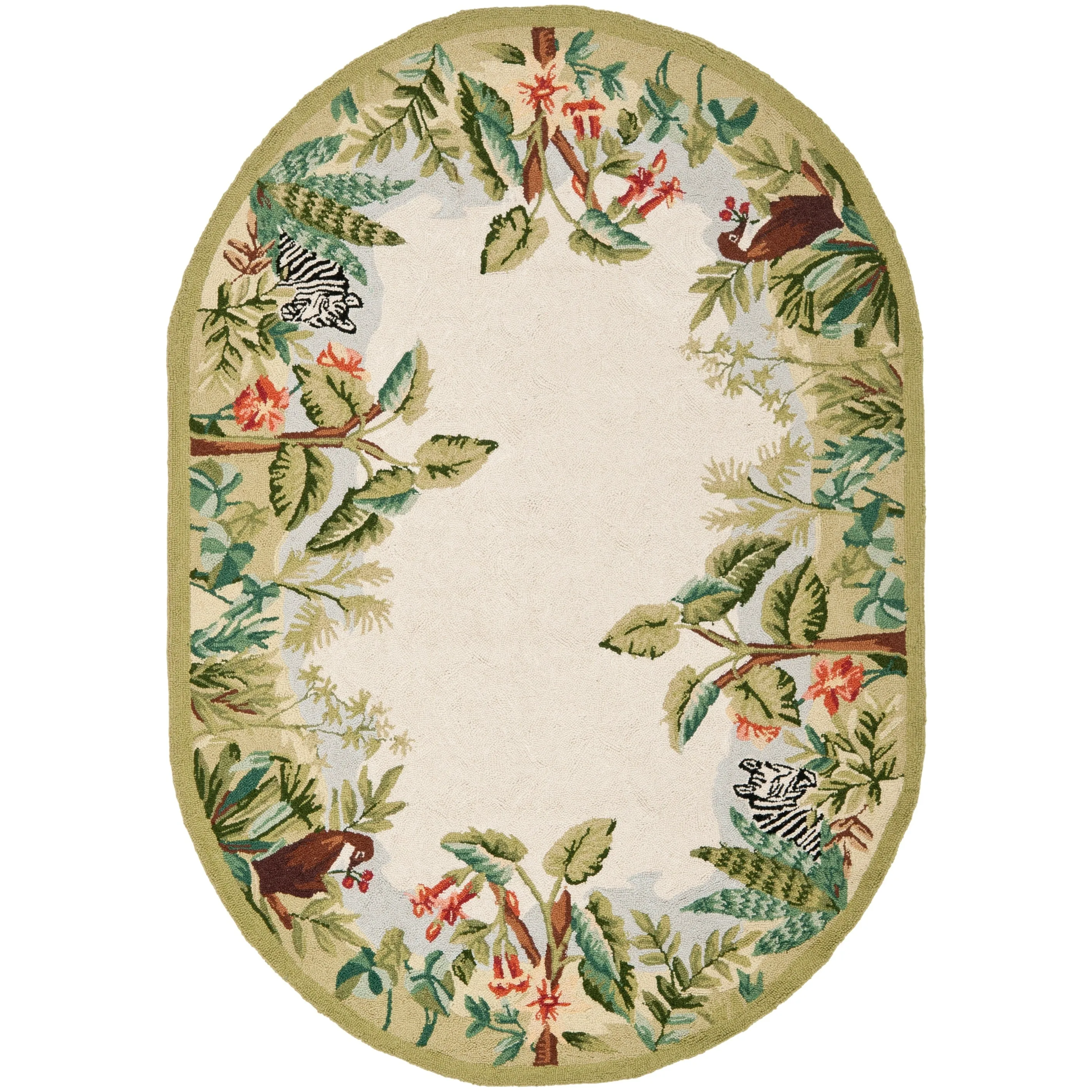 SAFAVIEH Handmade Chelsea Margrieta French Country Wool Rug