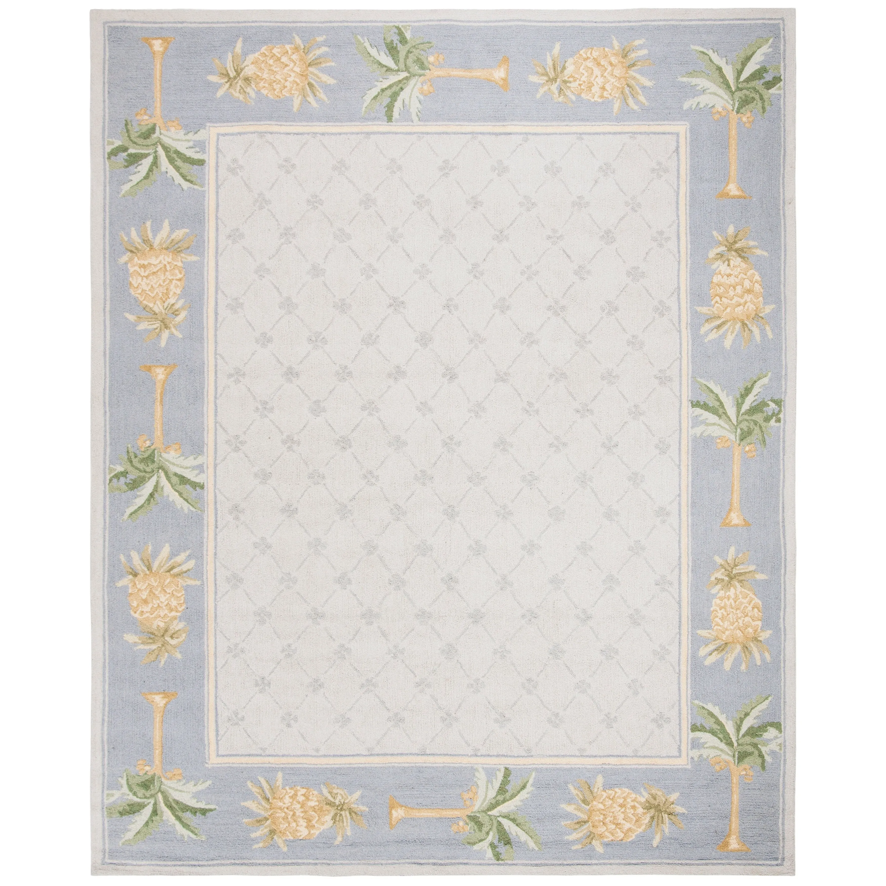 SAFAVIEH Handmade Chelsea Rusandra French Country Pineapple Tree Wool