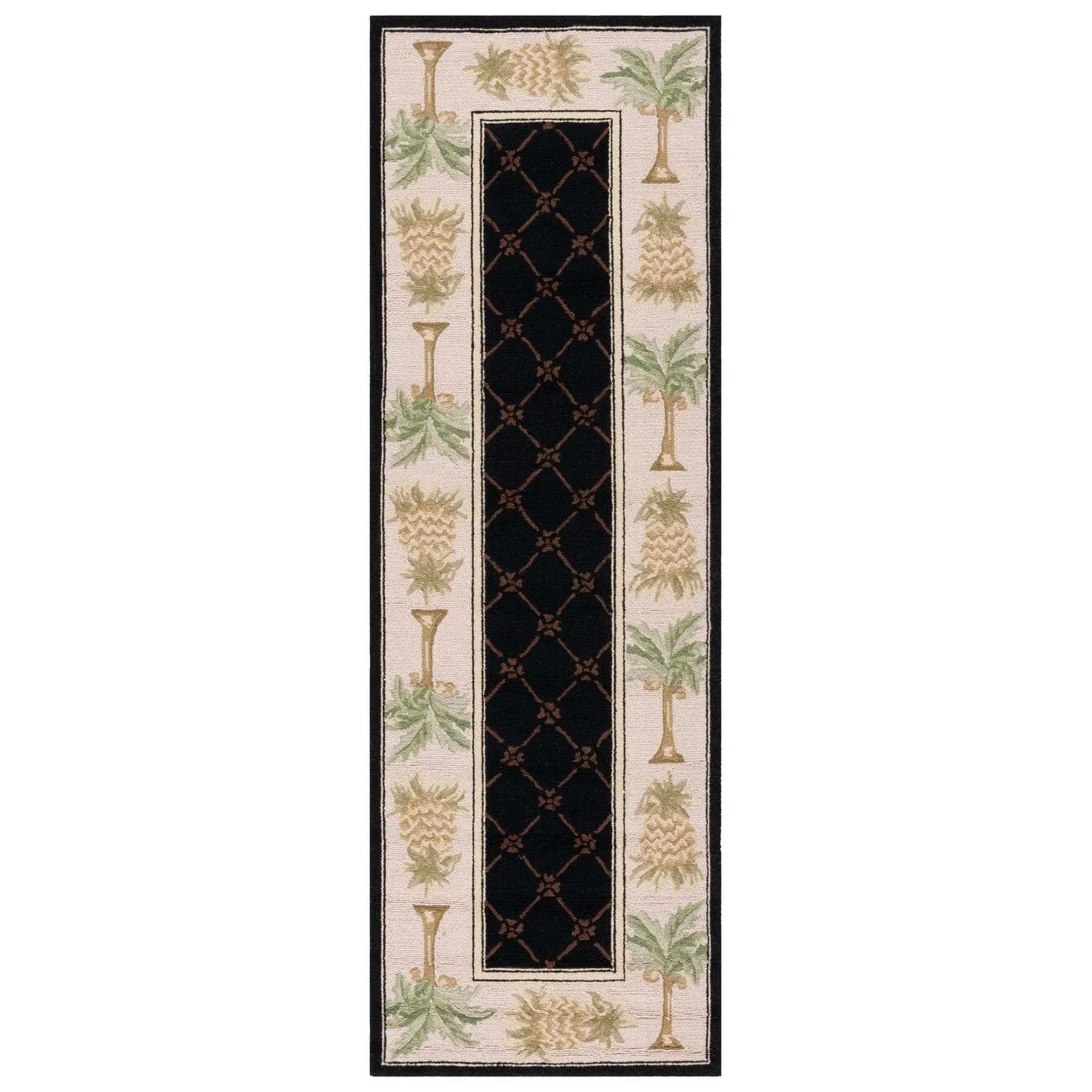 SAFAVIEH Handmade Chelsea Rusandra French Country Pineapple Tree Wool