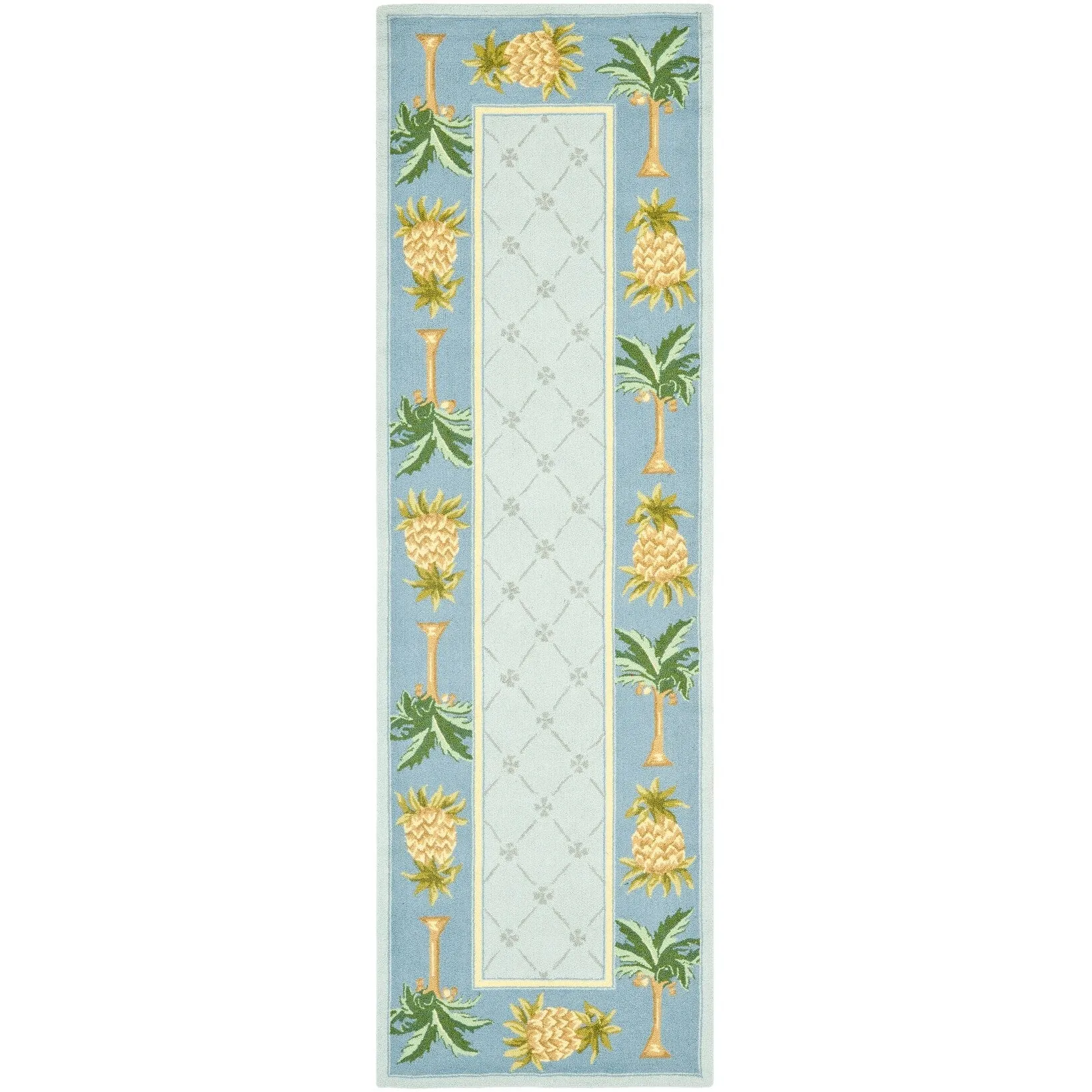 SAFAVIEH Handmade Chelsea Rusandra French Country Pineapple Tree Wool