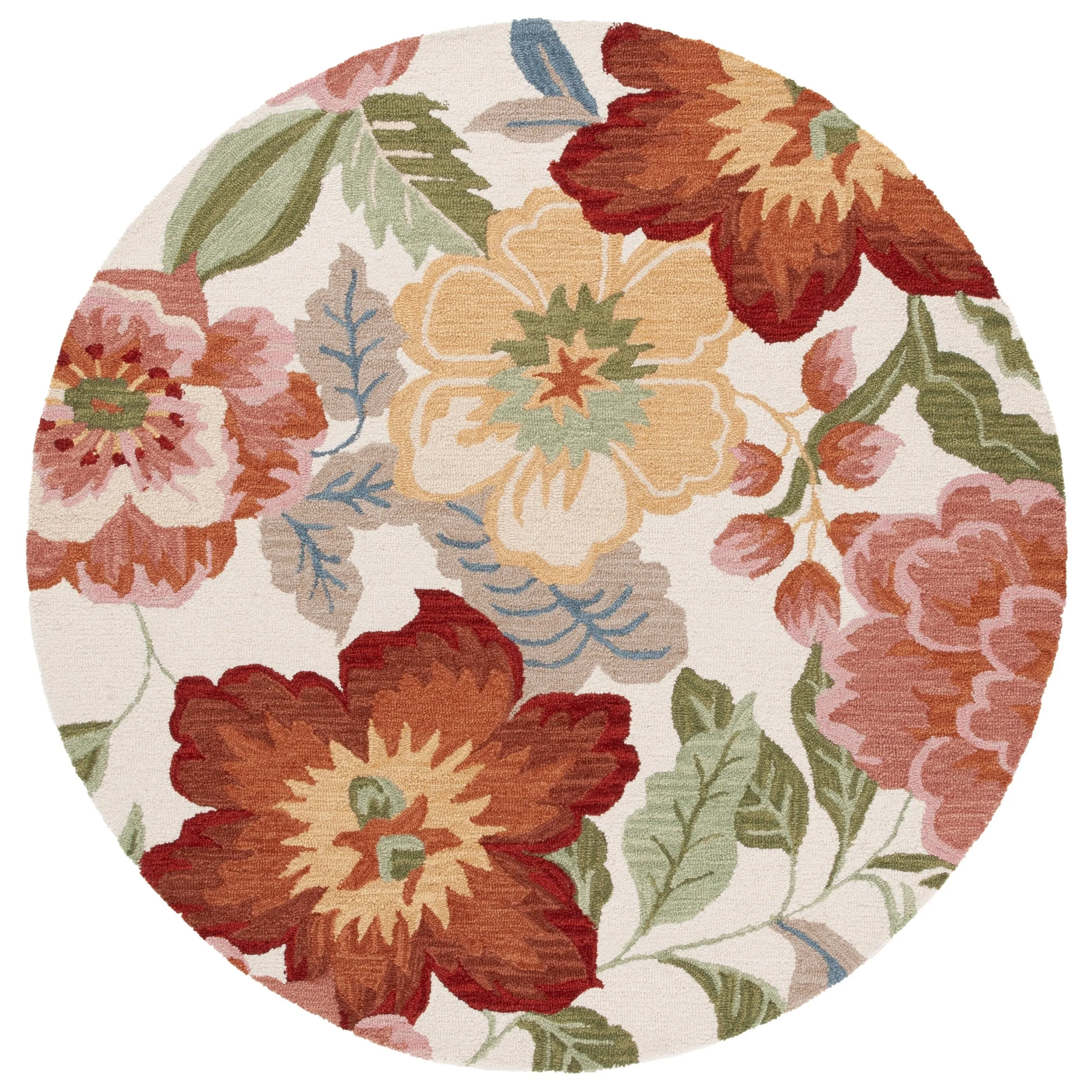 SAFAVIEH Handmade Chelsea Square Dance Country Wool Rug